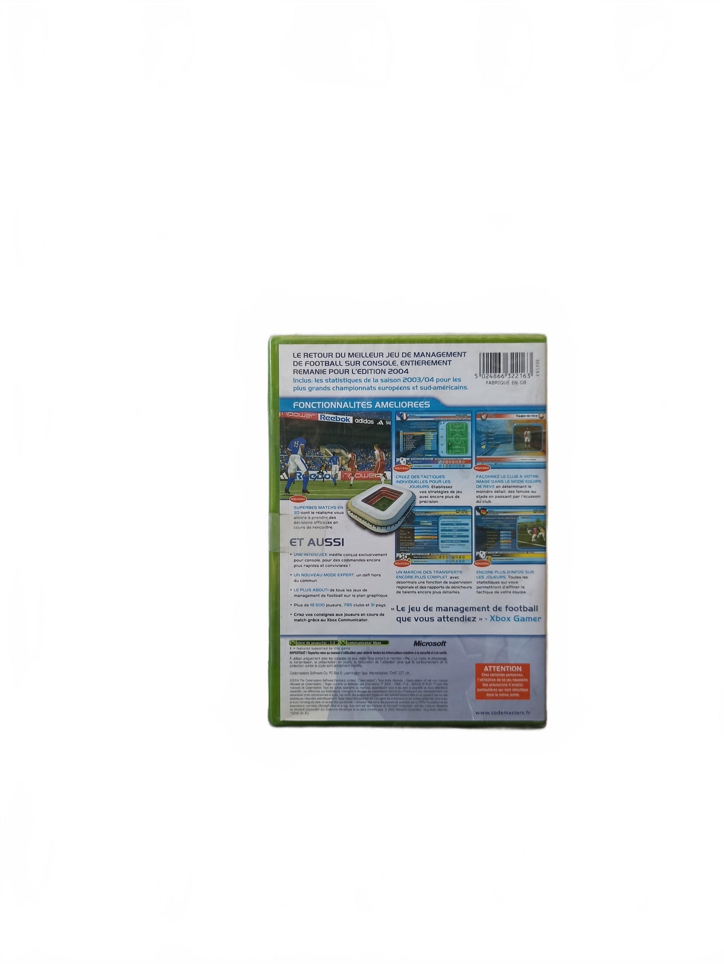 Roger Lemerre - La Sélection des Champions 2004 blister Xbox