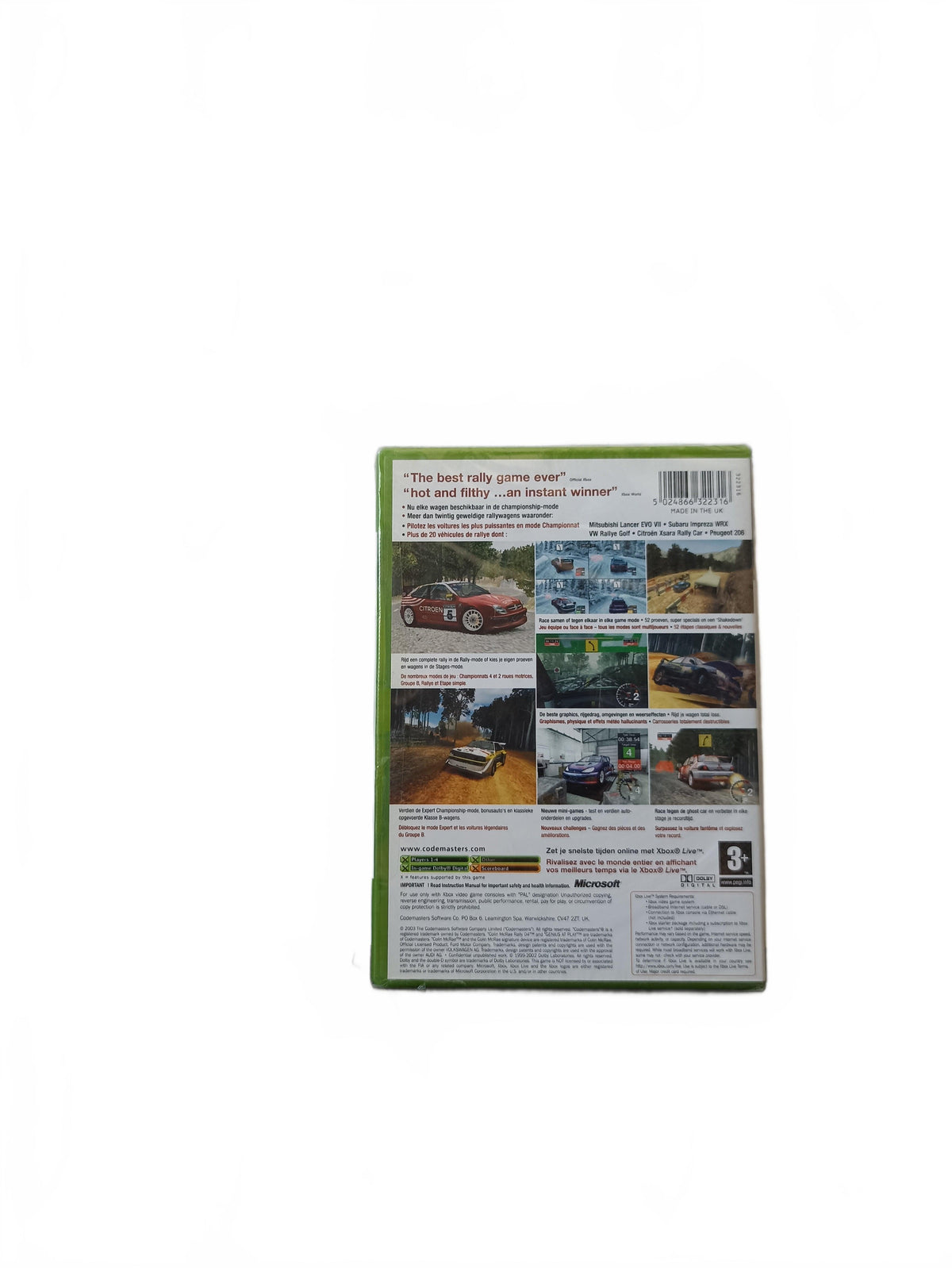 Colin McRae Rally 04 blister Xbox