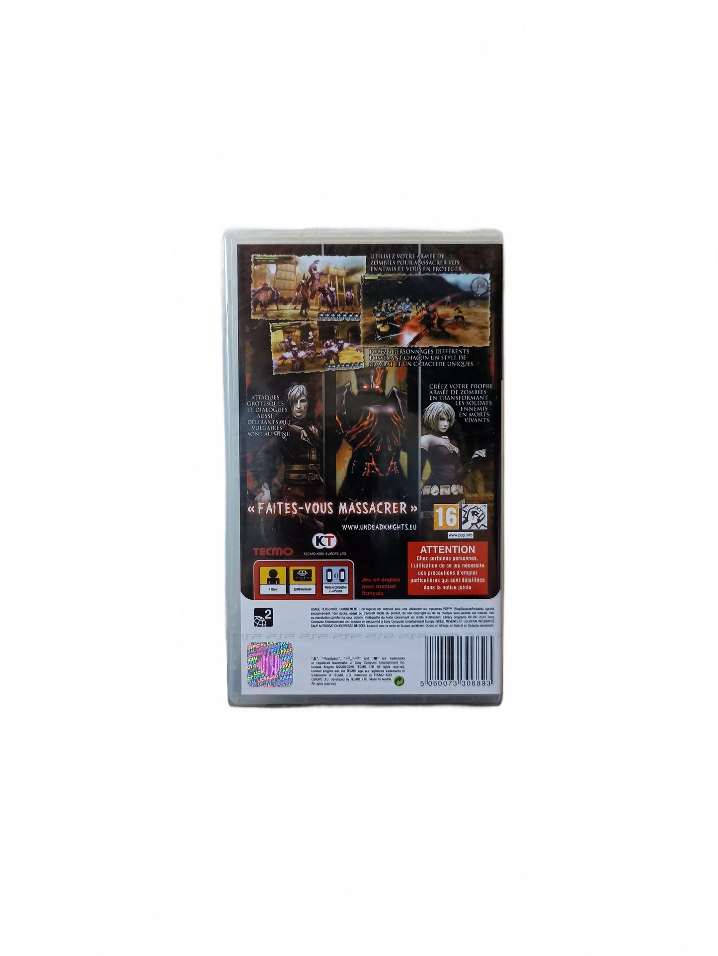 Undead Knights blister PSP