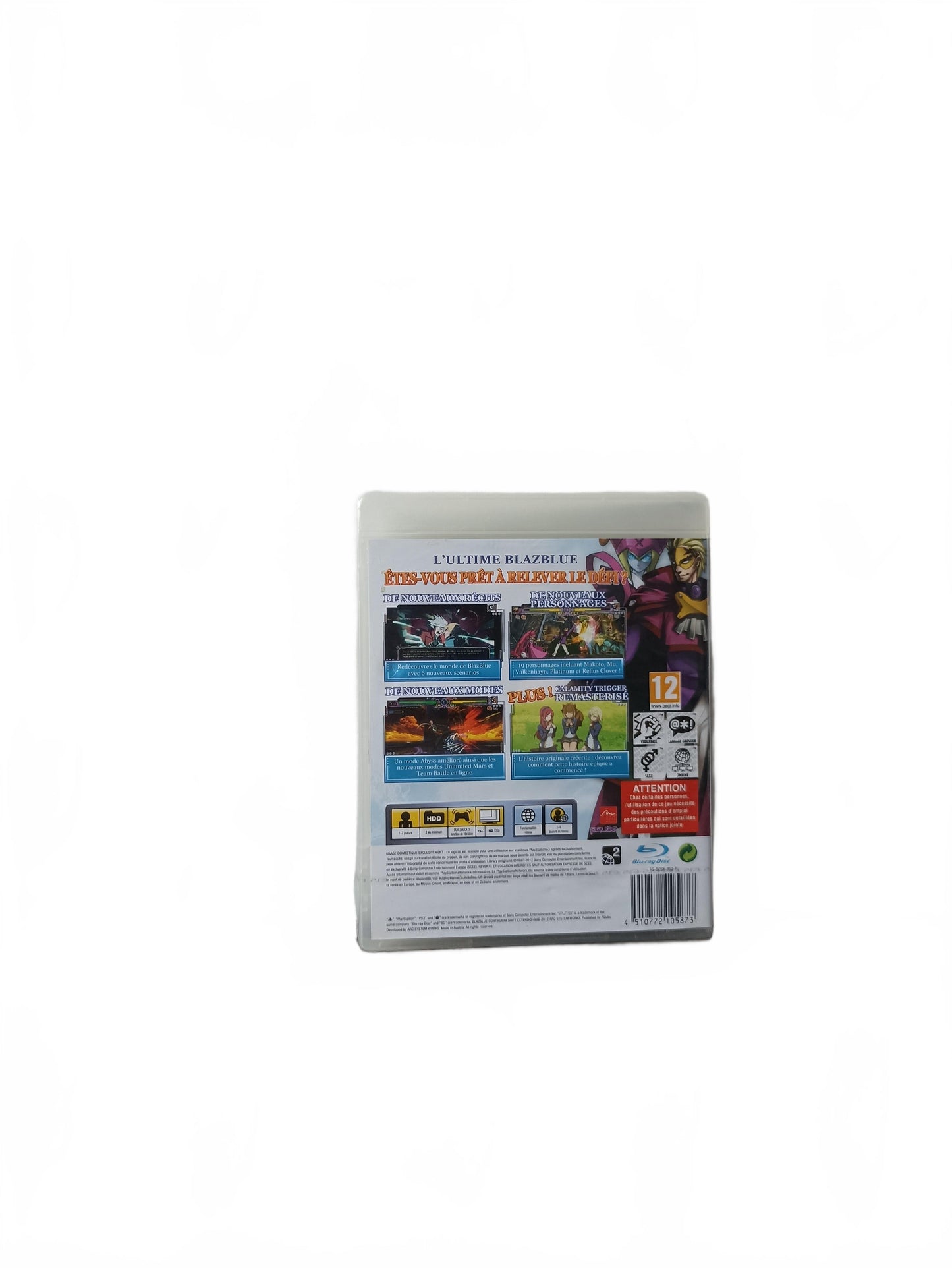 BlazBlue Continuum Shift Extended Edition Limitée blister PS3