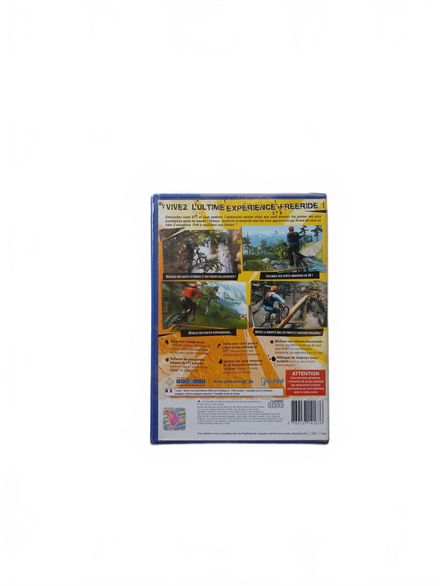 Mountain Bike Adrenaline Featuring Salomon blister PS2