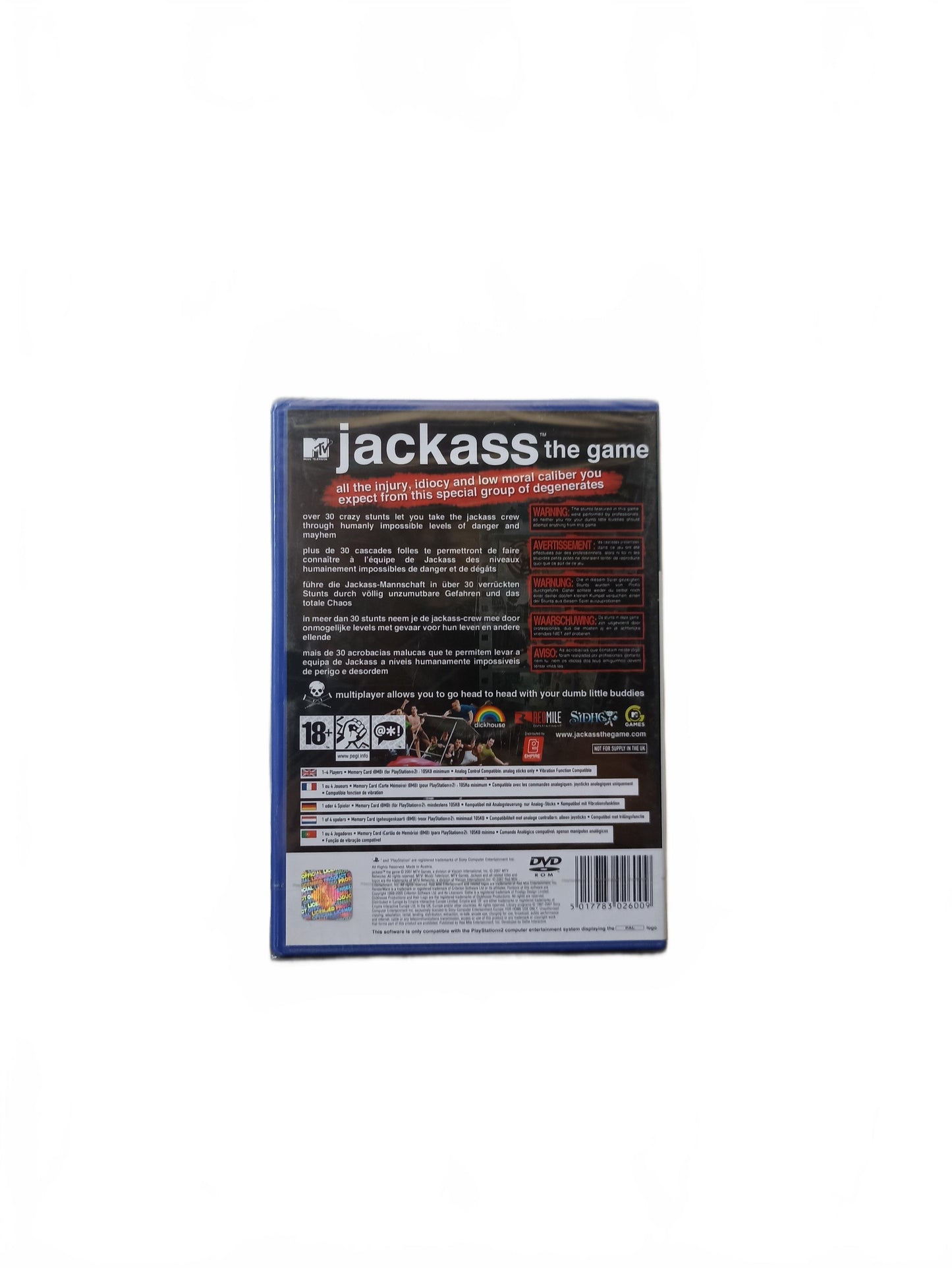 Jackass The Game blister PS2