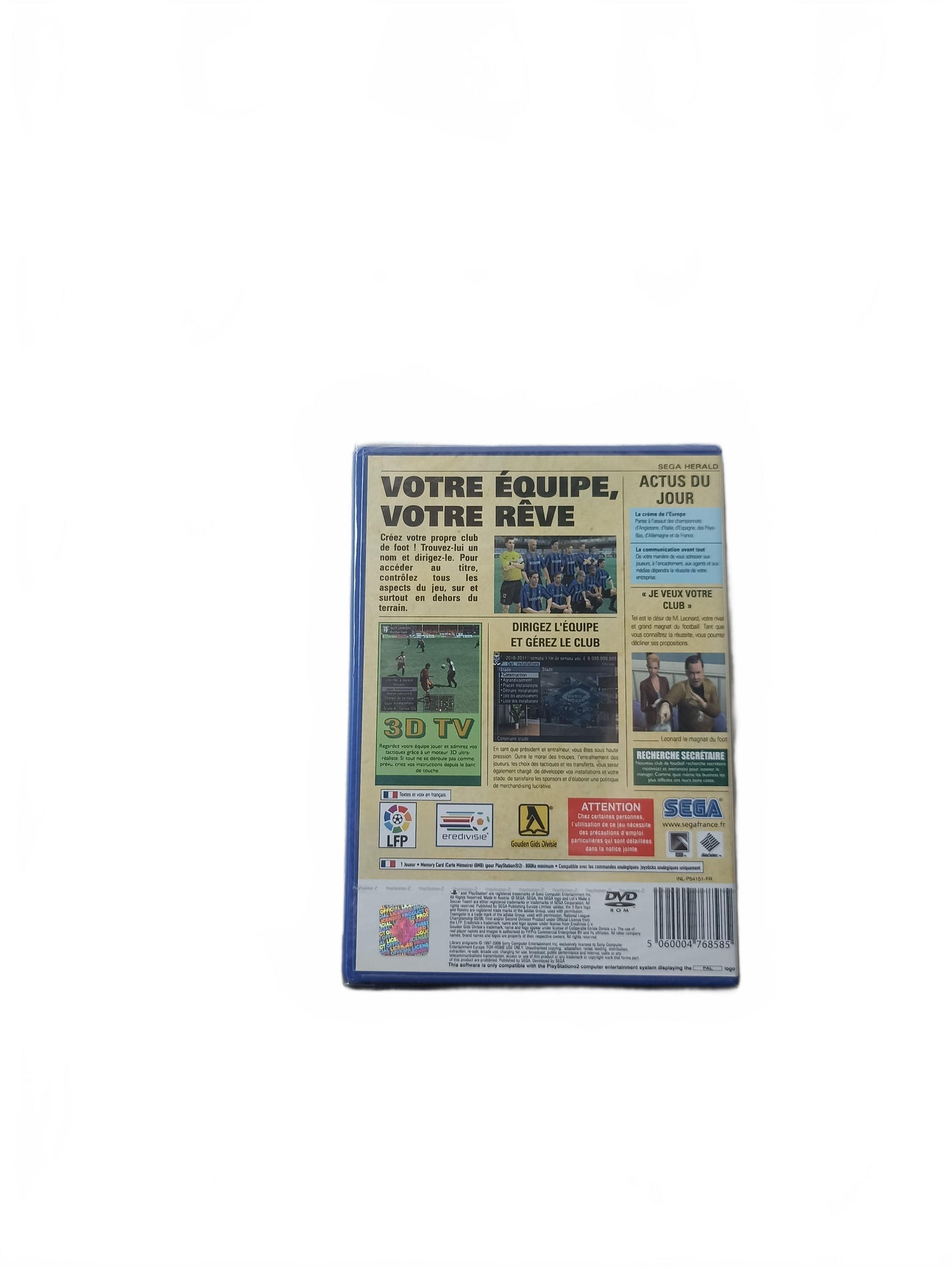 Let's Make A Soccer Team! blister PS2