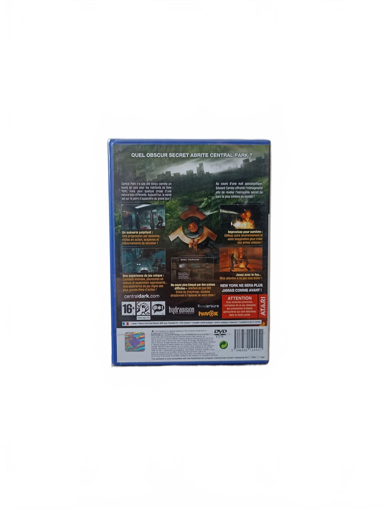Alone in the Dark blister PS2
