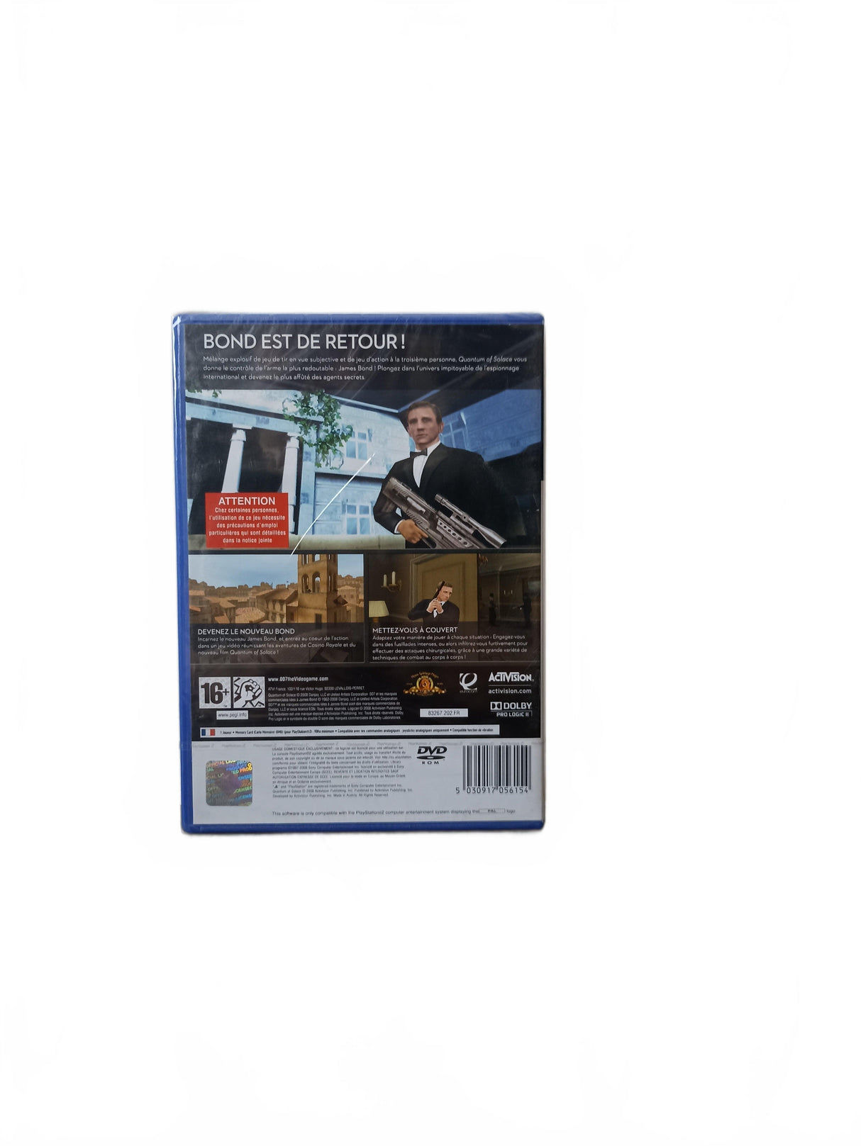 007 Quantum of Solace blister PS2