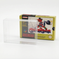 Protection PET 0,5 mm pour boîte de jeu Super Nintendo PAL (jeux non inclus)