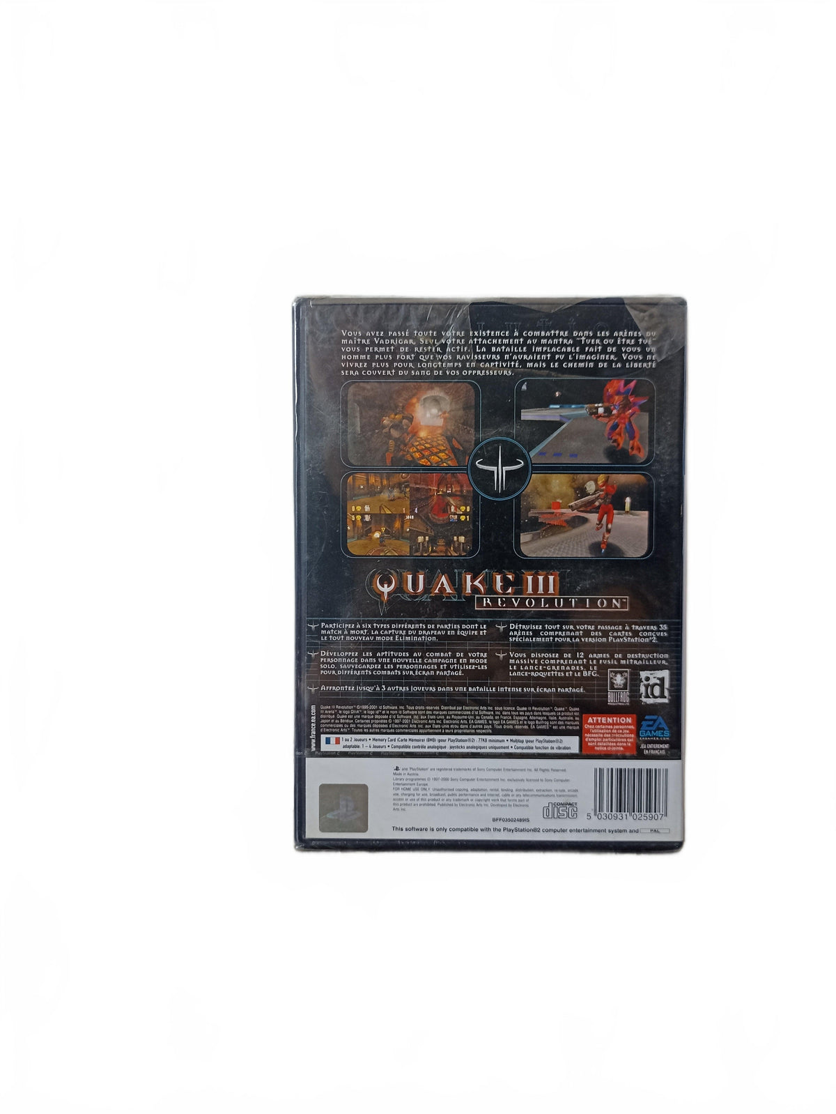 Quake III Revolution blister PS2