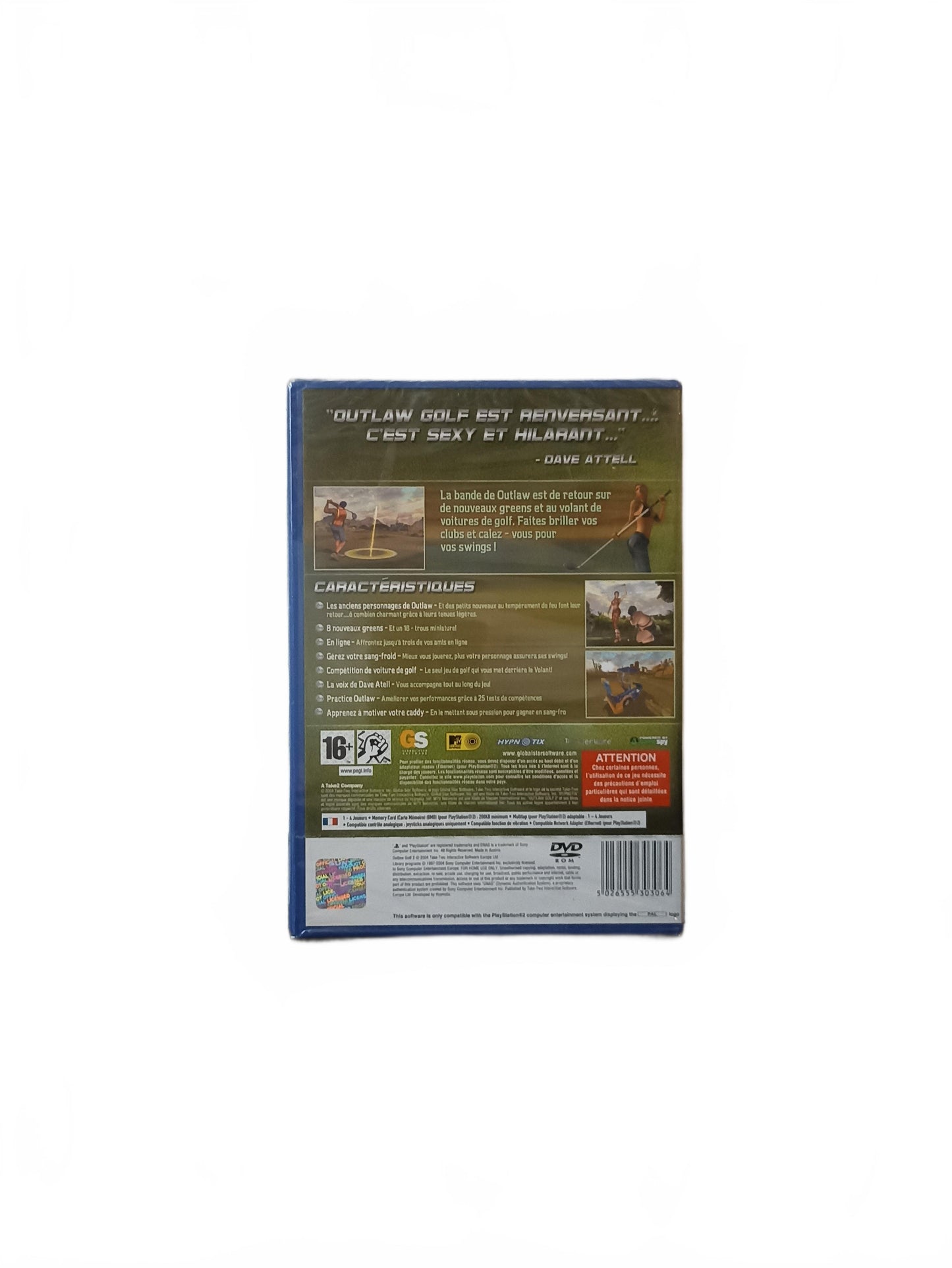 Outlaw Golf 2 blister PS2