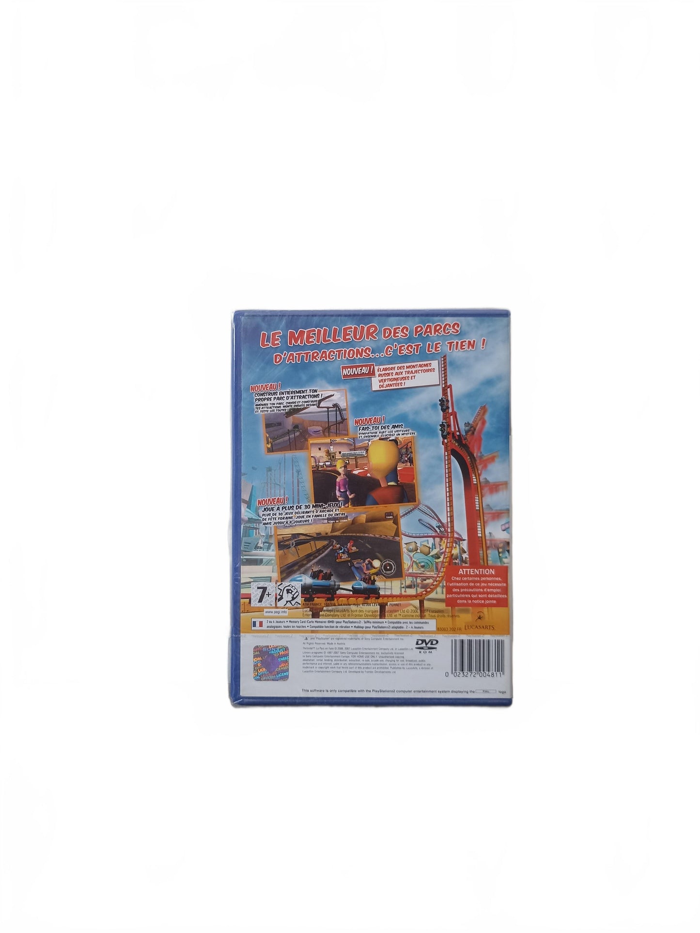 Thrillville Le Parc en Folie blister PS2