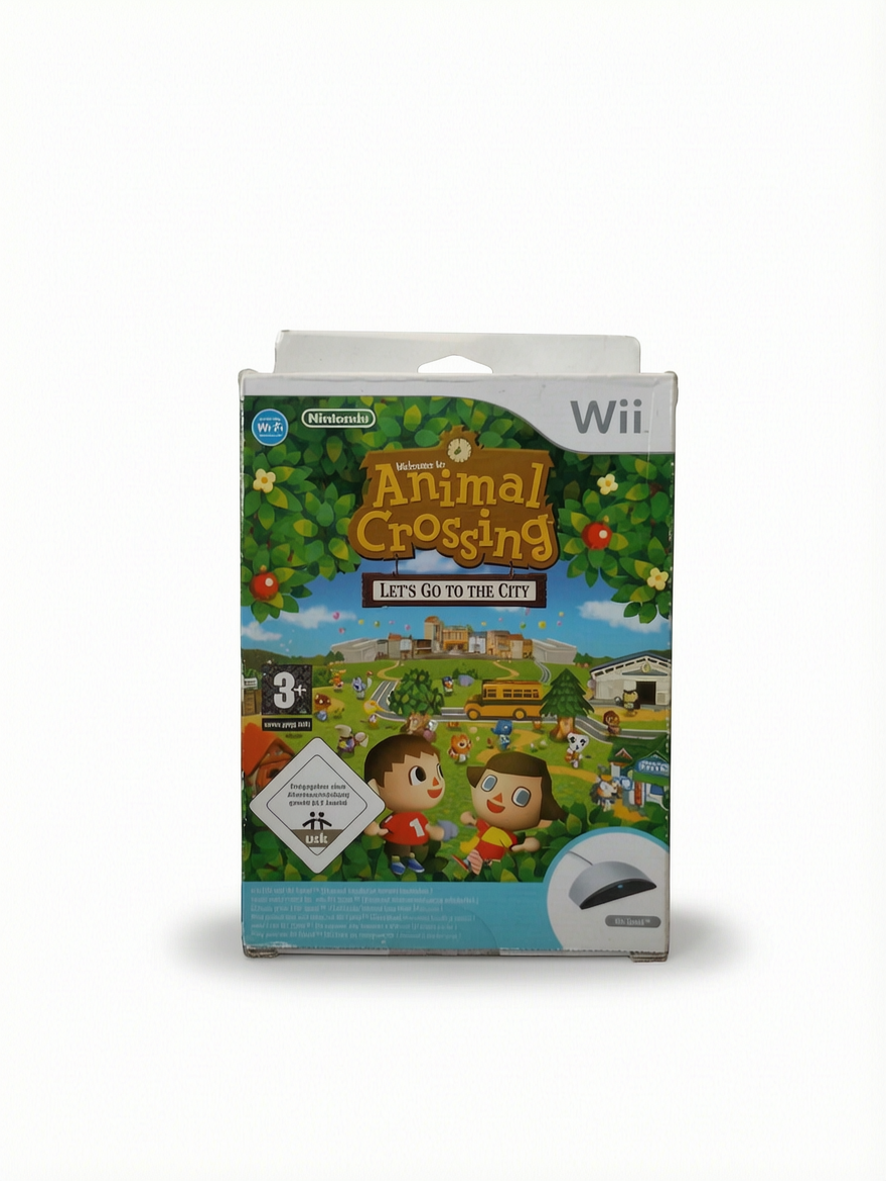 Pack Animal Crossing let's go to the city Nintendo WII neuf sans blister