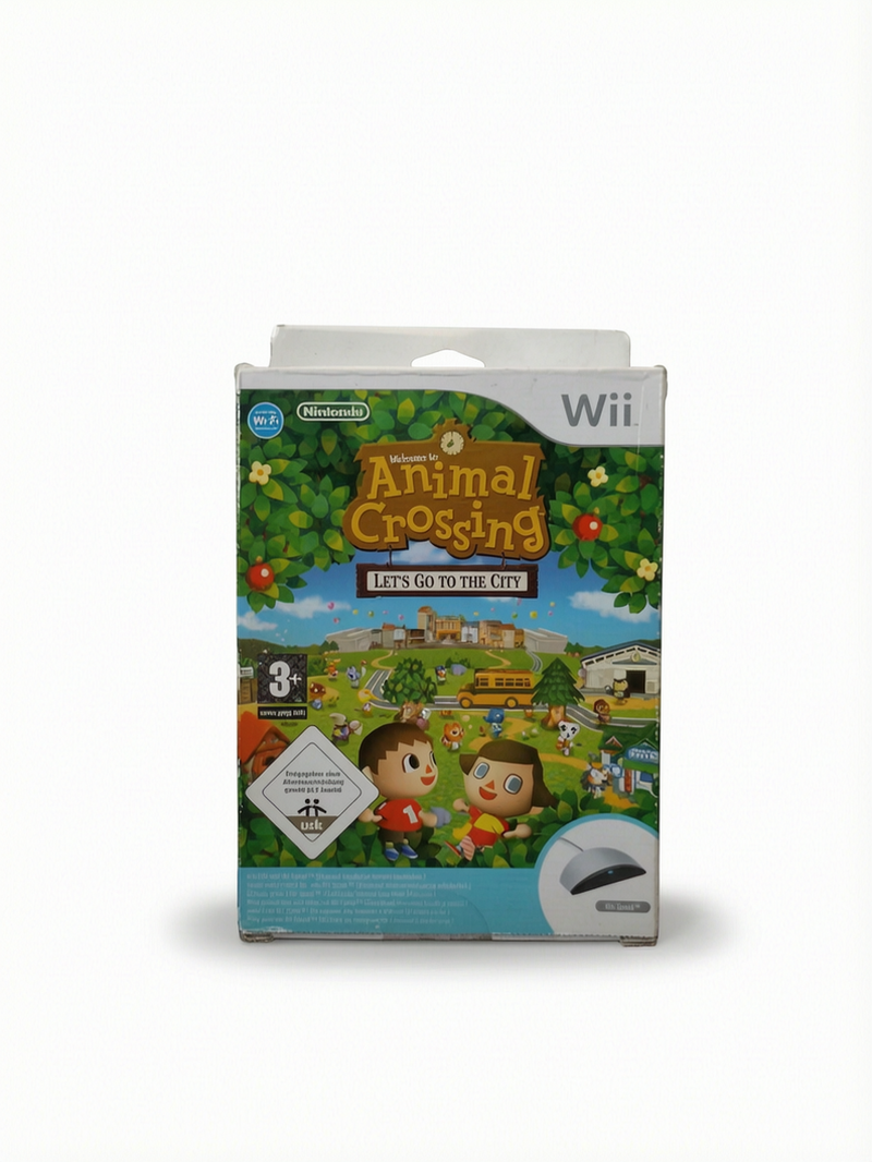 Pack Animal Crossing let's go to the city Nintendo WII neuf sans blister