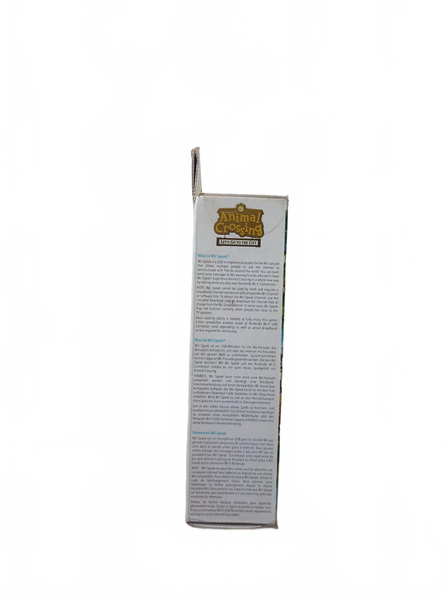 Pack Animal Crossing let's go to the city Nintendo WII neuf sans blister