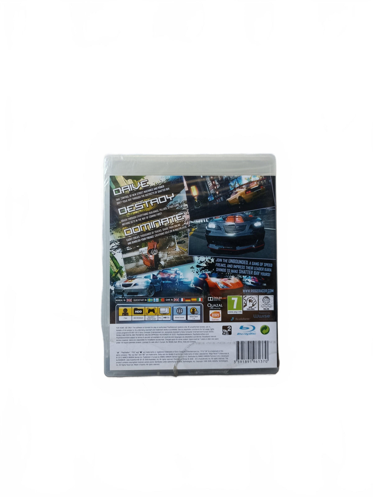 Ridge Racer Unbounded Blister PS3