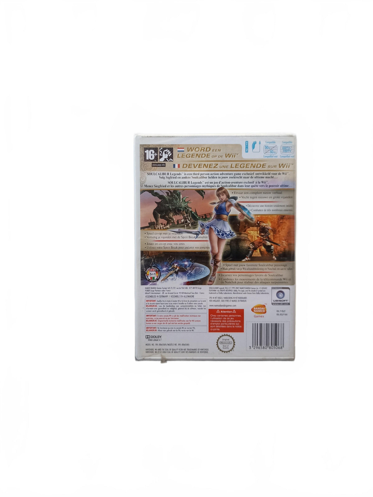 Soulcalibur Legends blister Wii avec trace d'usure