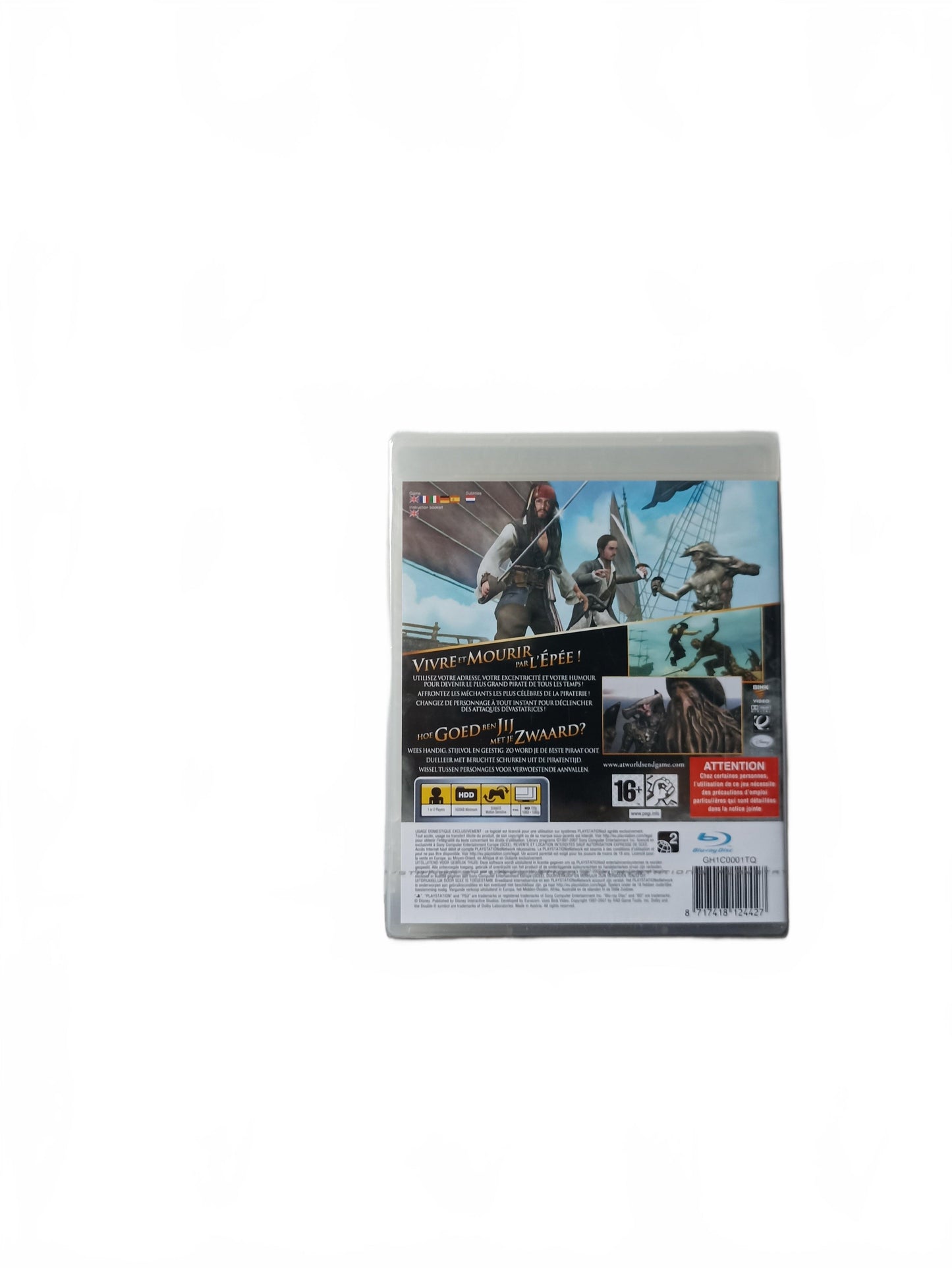 Pirates of the carribean Blister PS3