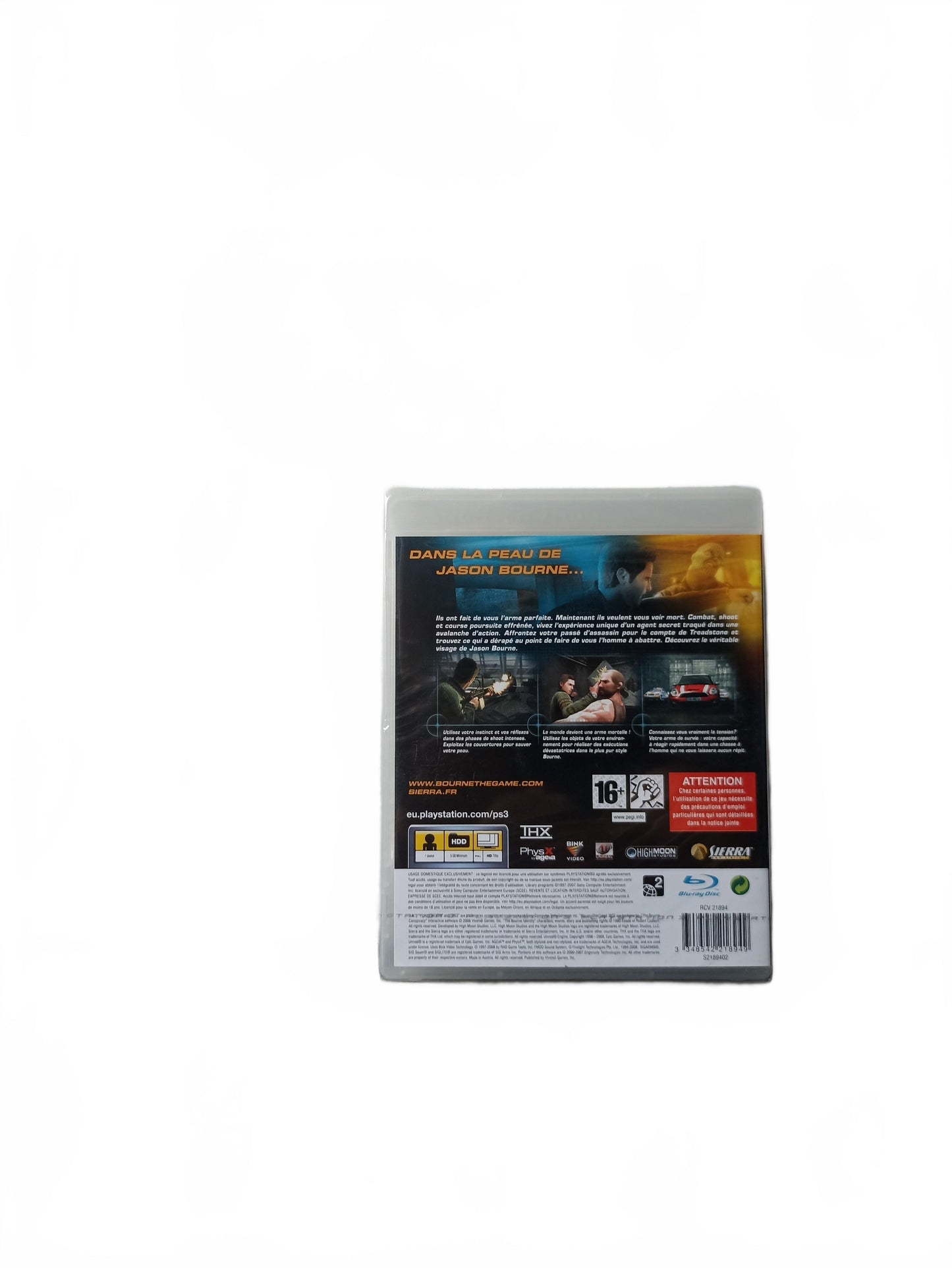 La Mémoire dans la peau Blister PS3