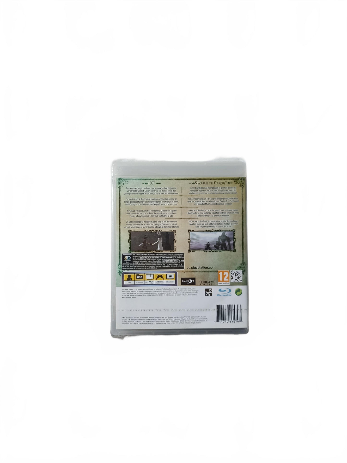 Ico x Shadow of the Colossus Blister PS3