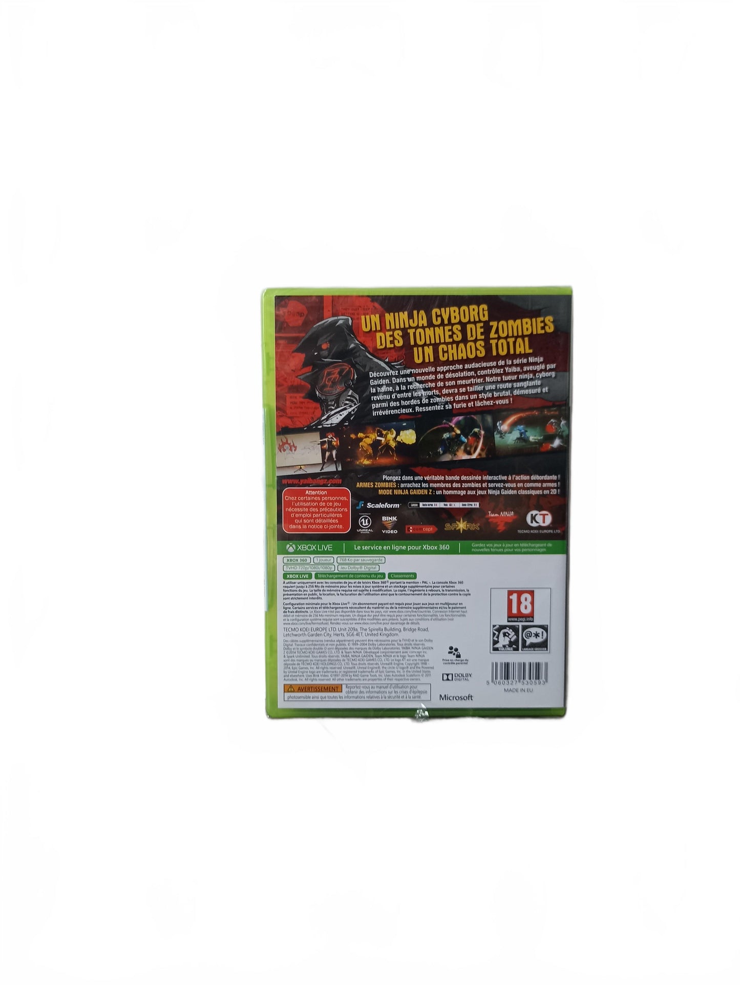 Yaiba Xbox 360 Blister
