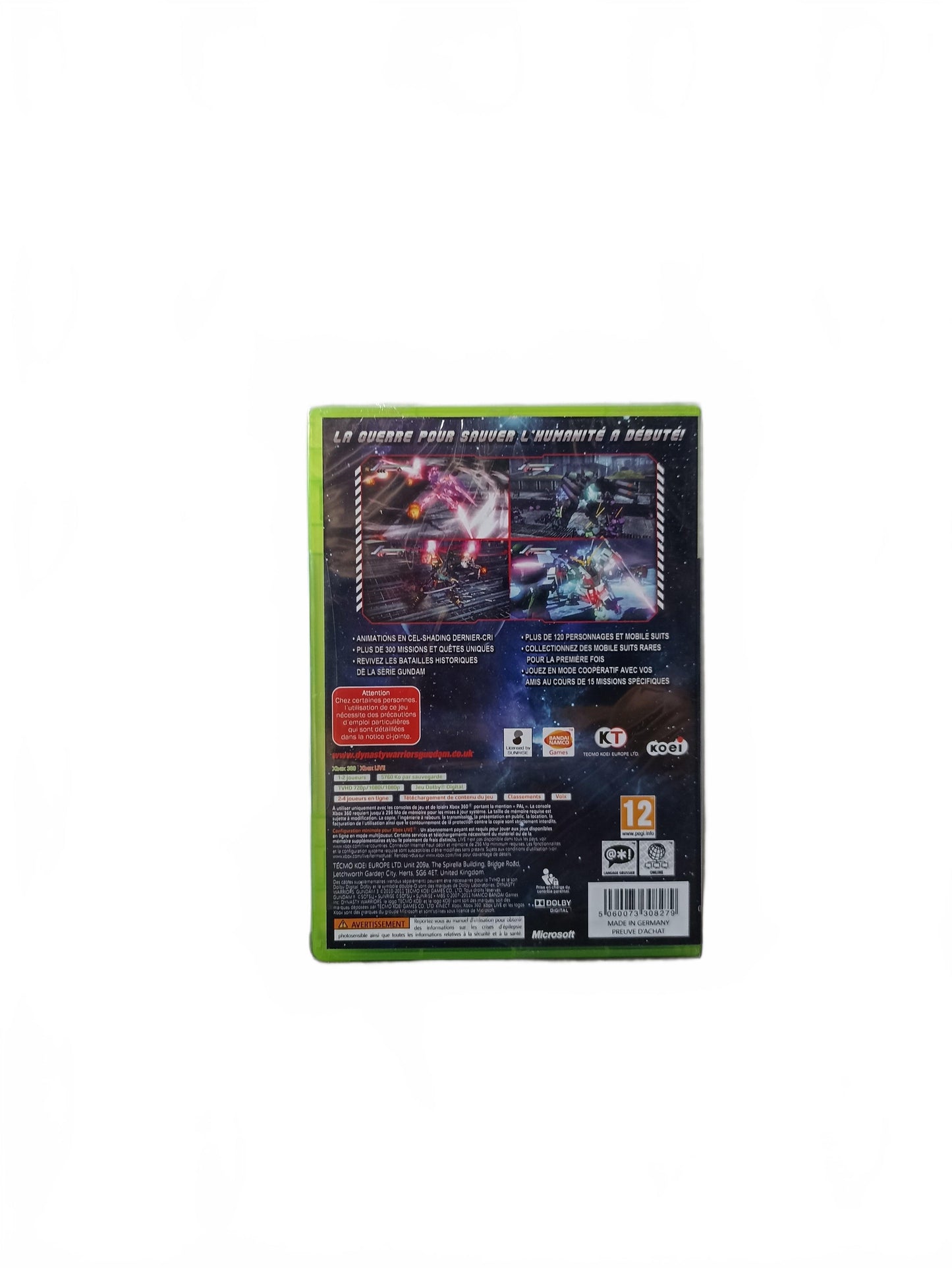 Dynasty Warrior Gundam 3 Xbox 360 Blister