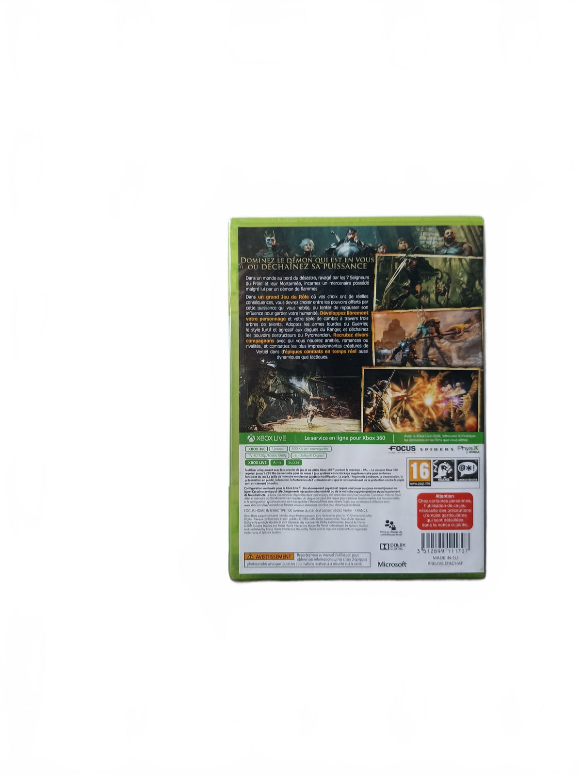 Bound By Flame Xbox 360 Blister