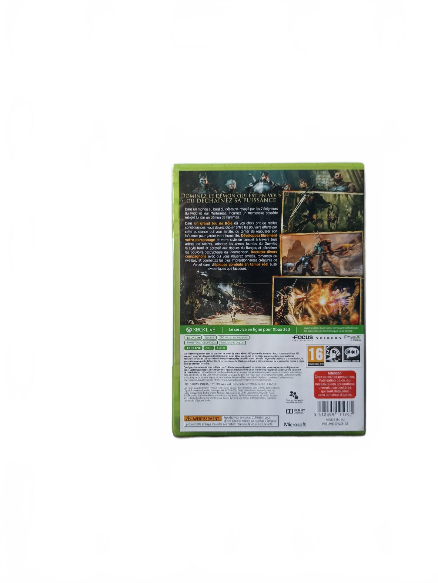 Bound By Flame Xbox 360 Blister