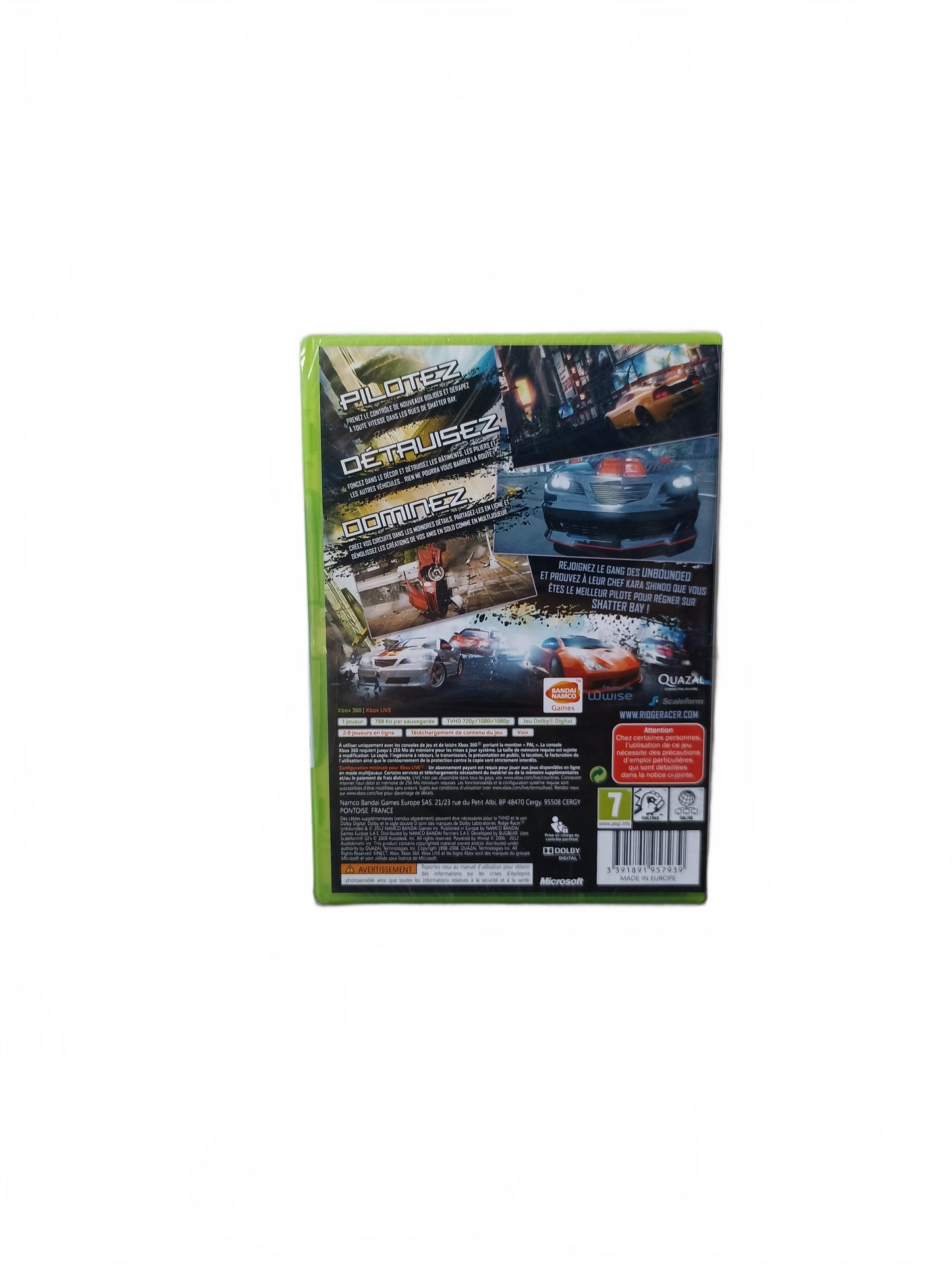 Ridge Racer Unbounded Xbox 360 Blister