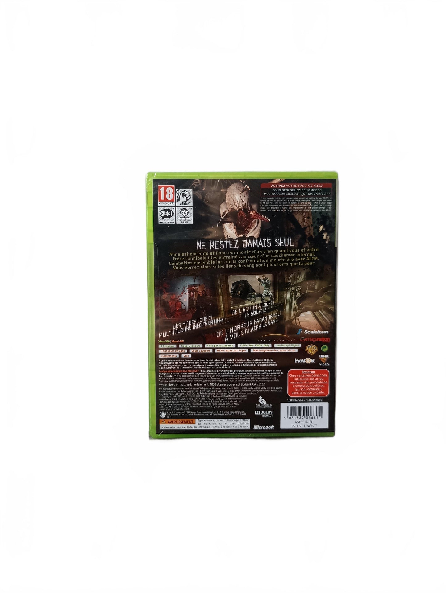F.E.A.R 3 Xbox 360 Blister