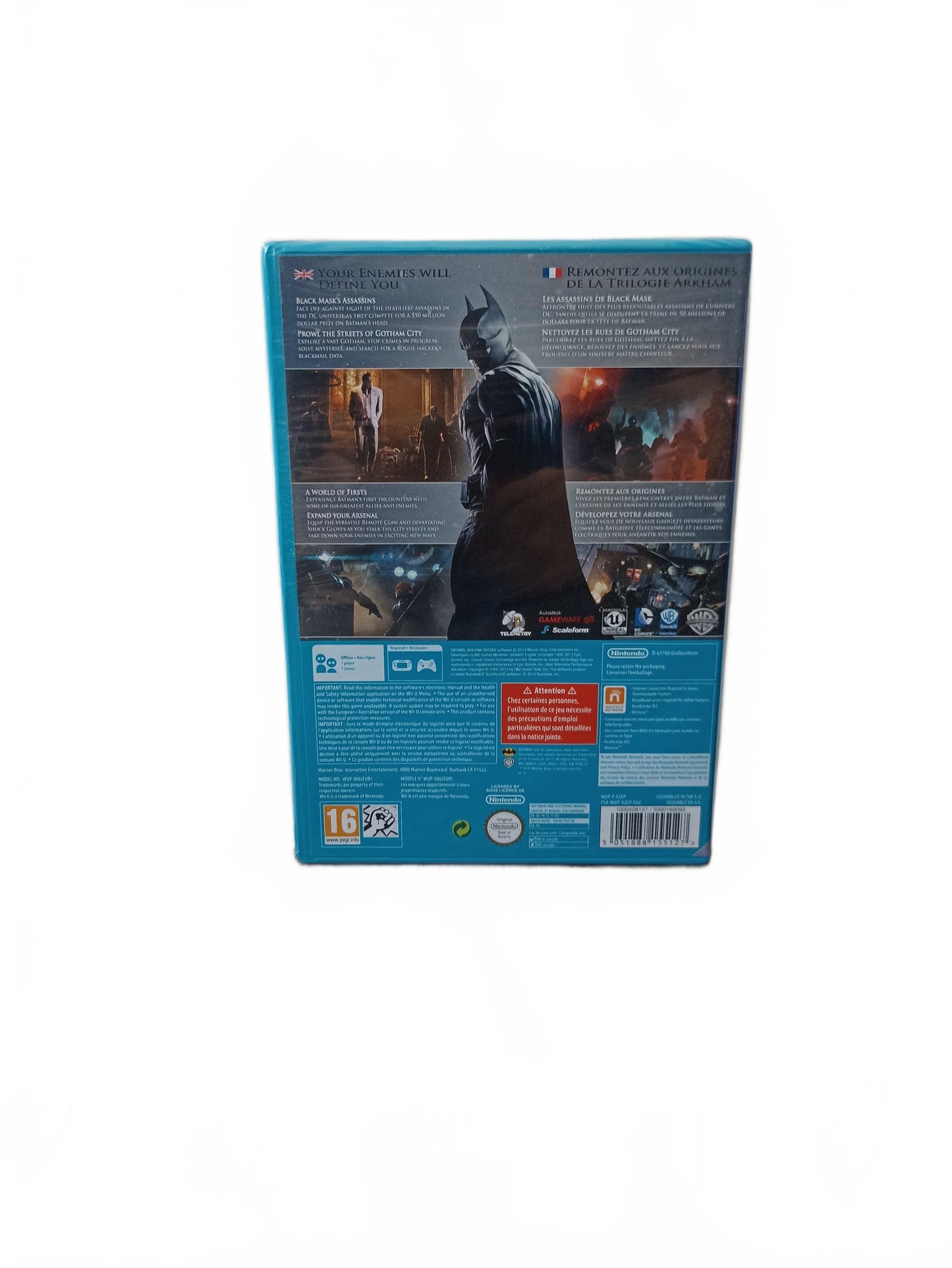 Batman Arkham Nintendo WII U Blister