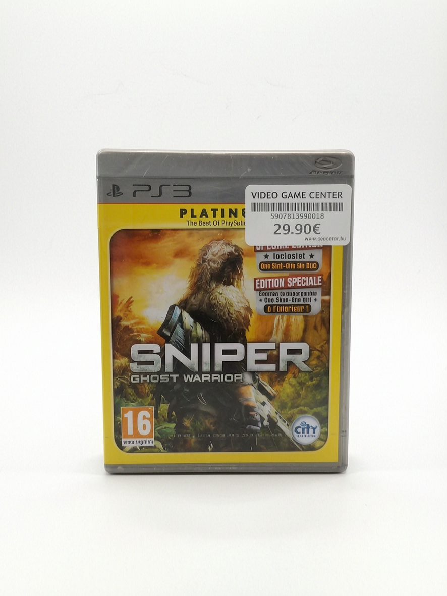 Sniper platinium Blister PS3