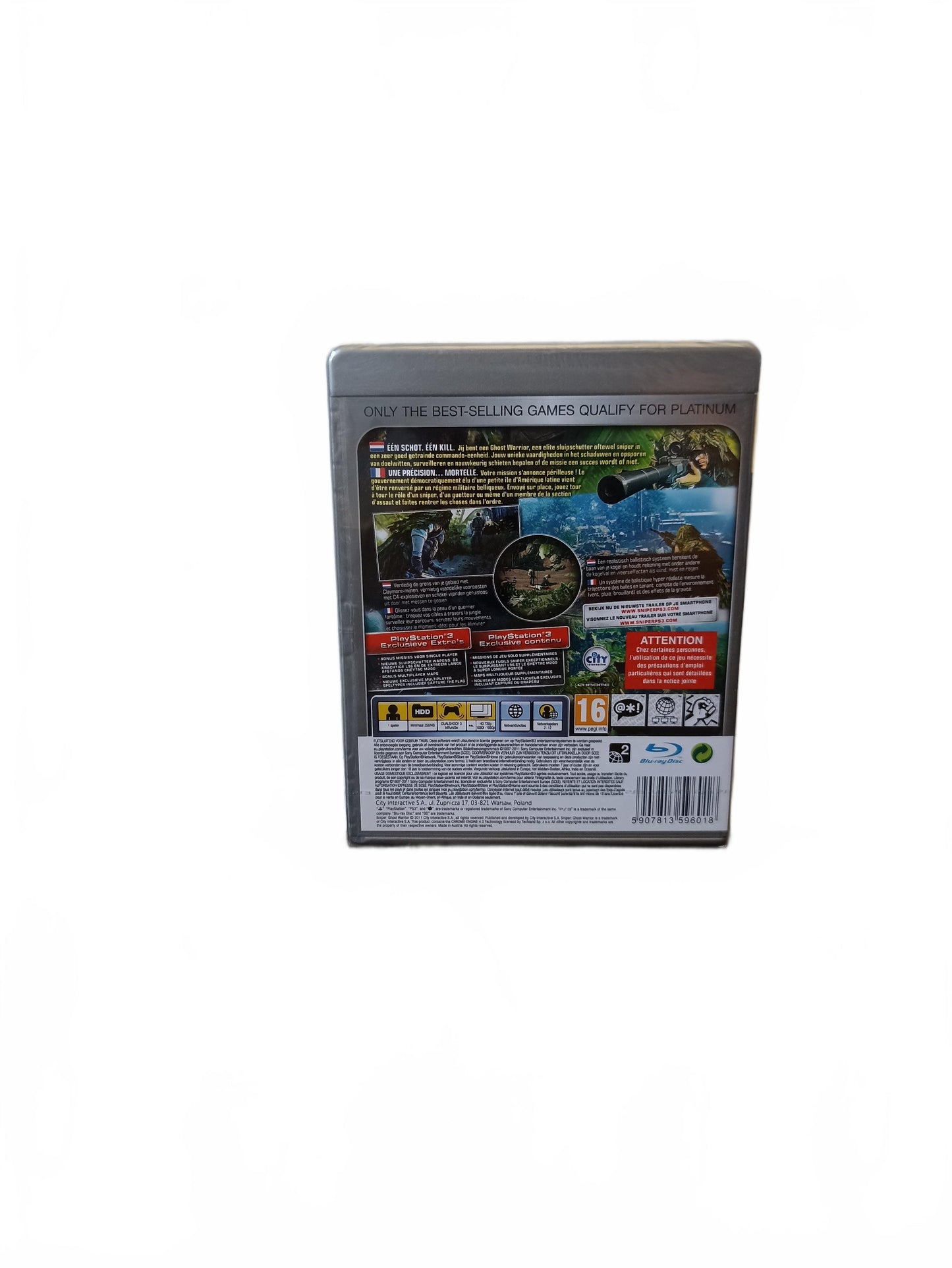 Sniper platinium Blister PS3