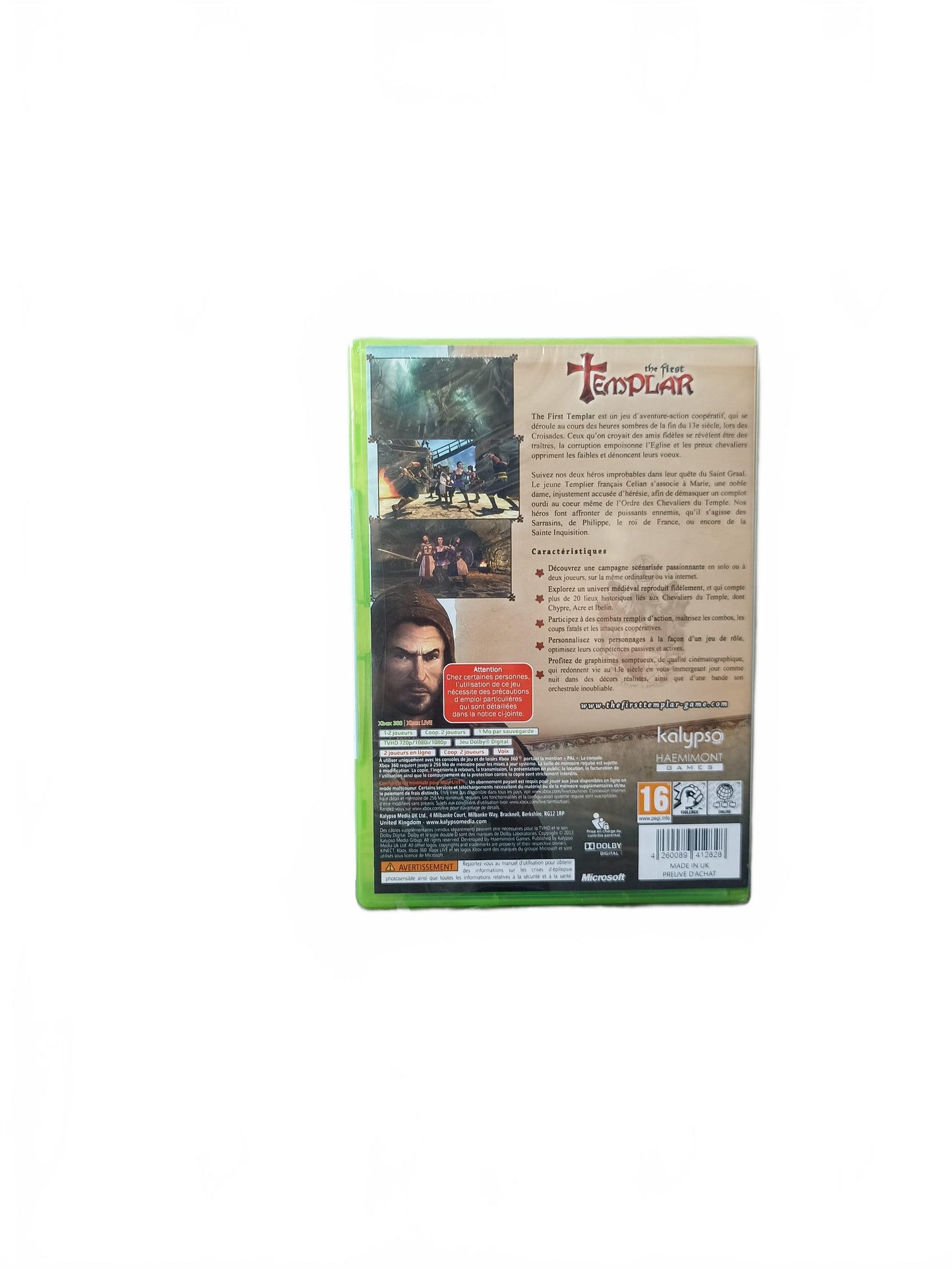 The First Templar Xbox 360 Blister