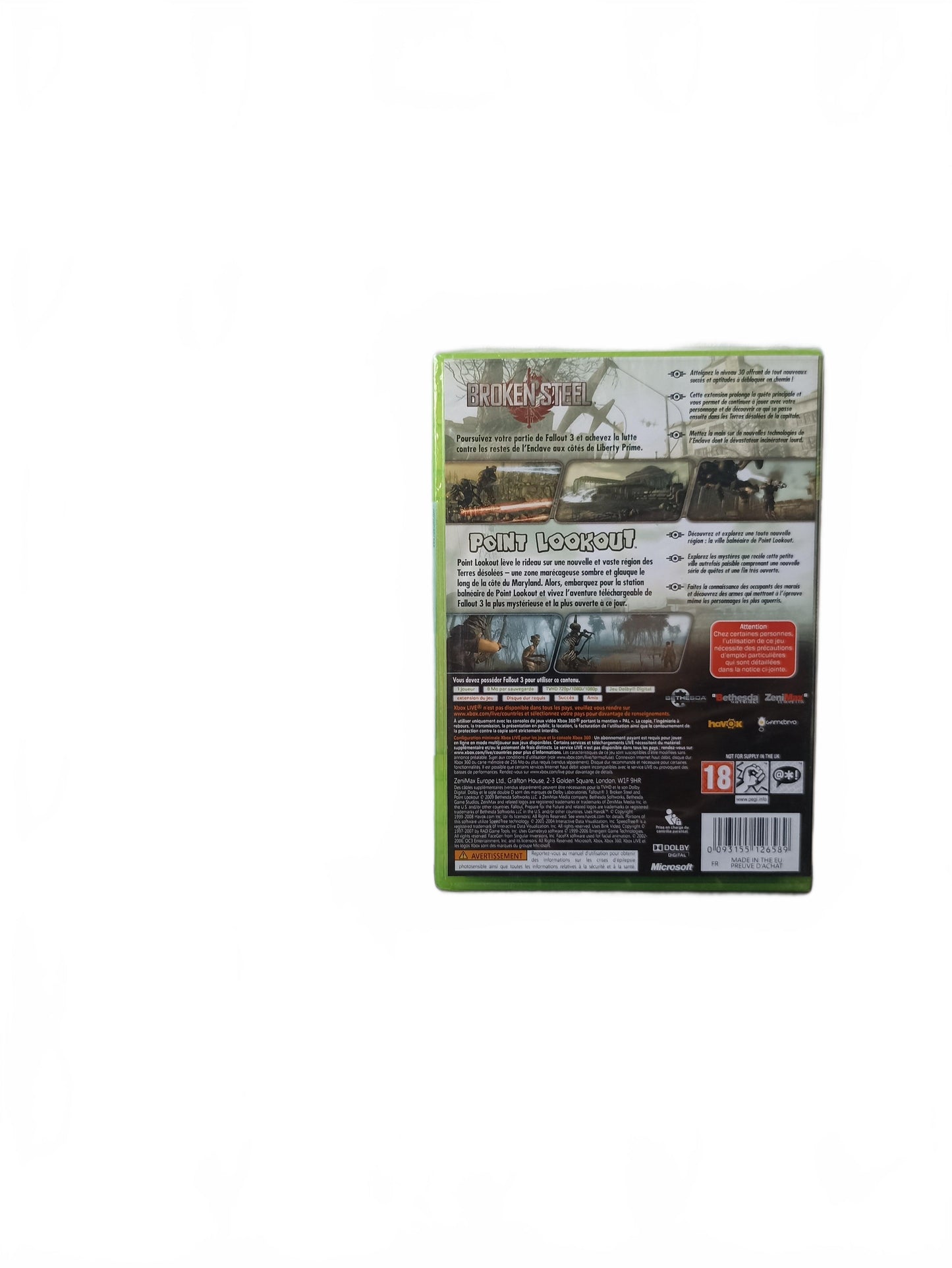 Fallout 3 Extension de Jeu Xbox 360 Blister