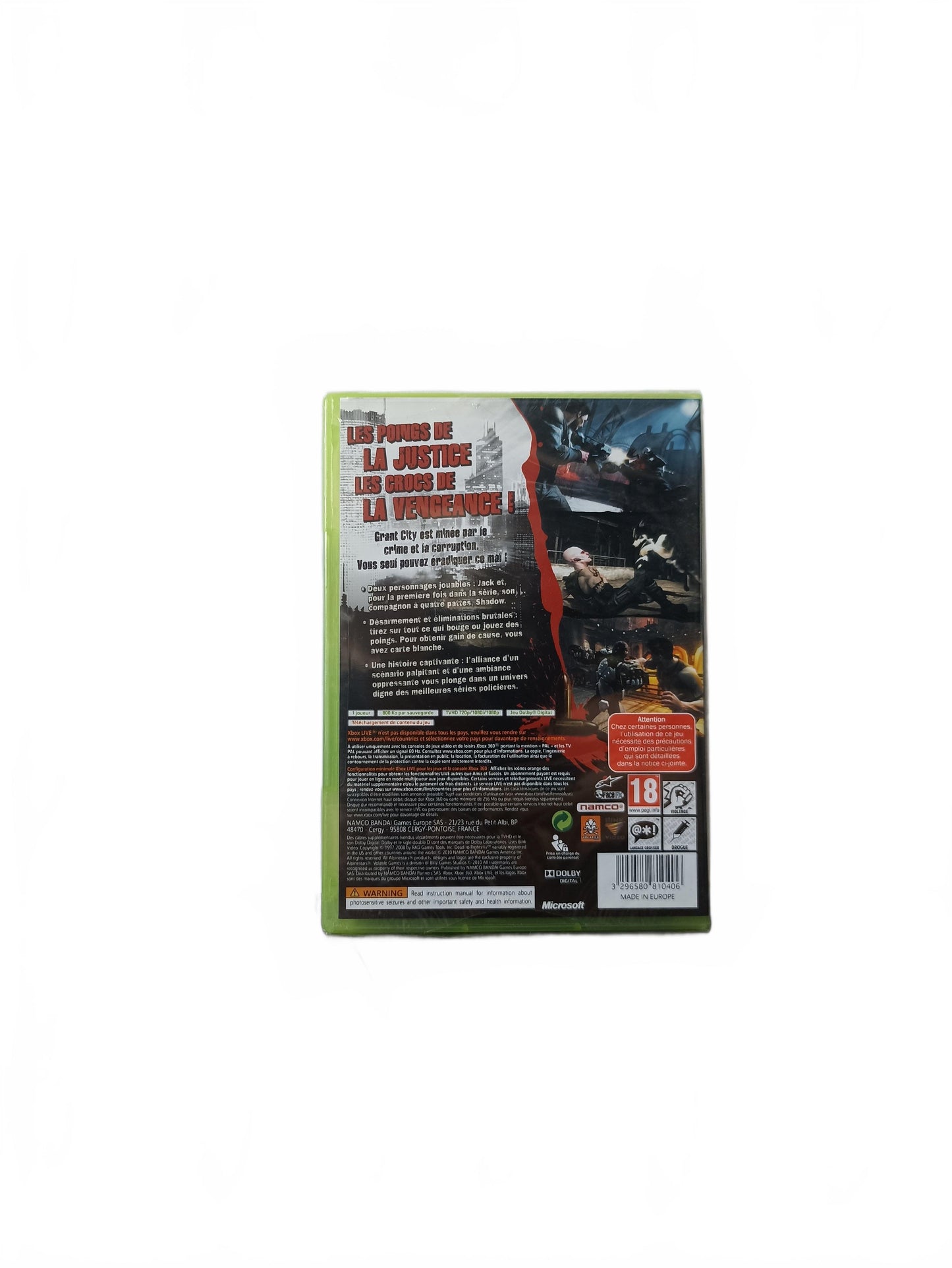 Dead to Rights Xbox 360 Blister