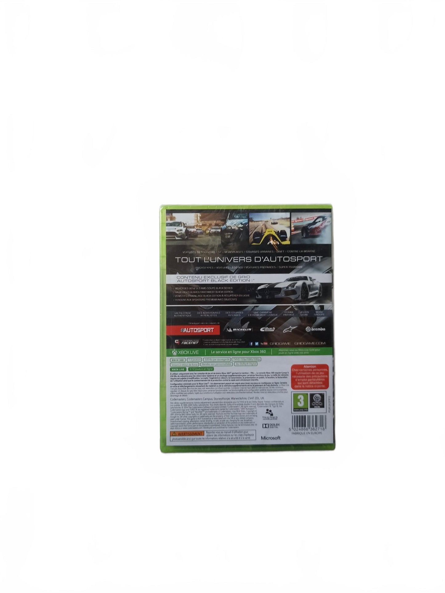 Grid Autosport Xbox 360 Blister