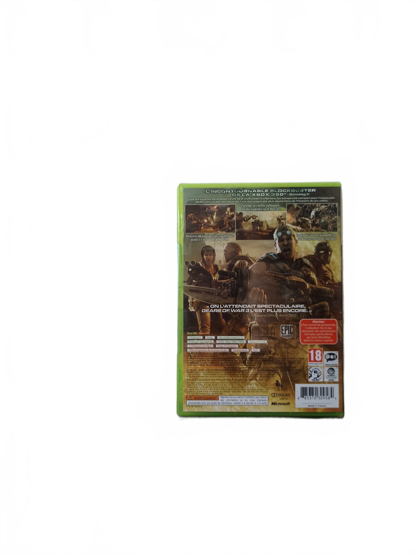 Gears Of War 3 Xbox 360 Blister