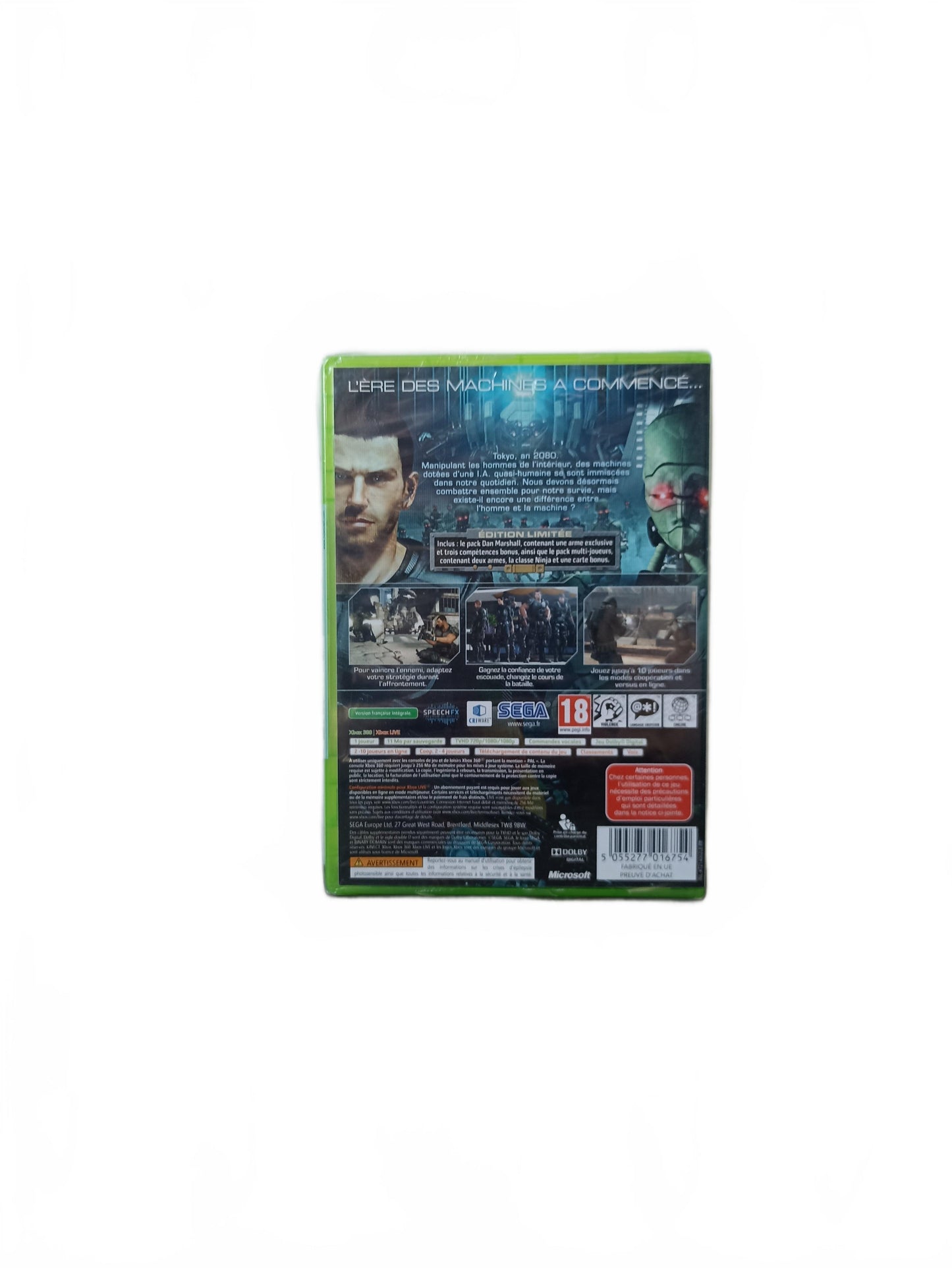 Binary Domain Xbox 360 Blister