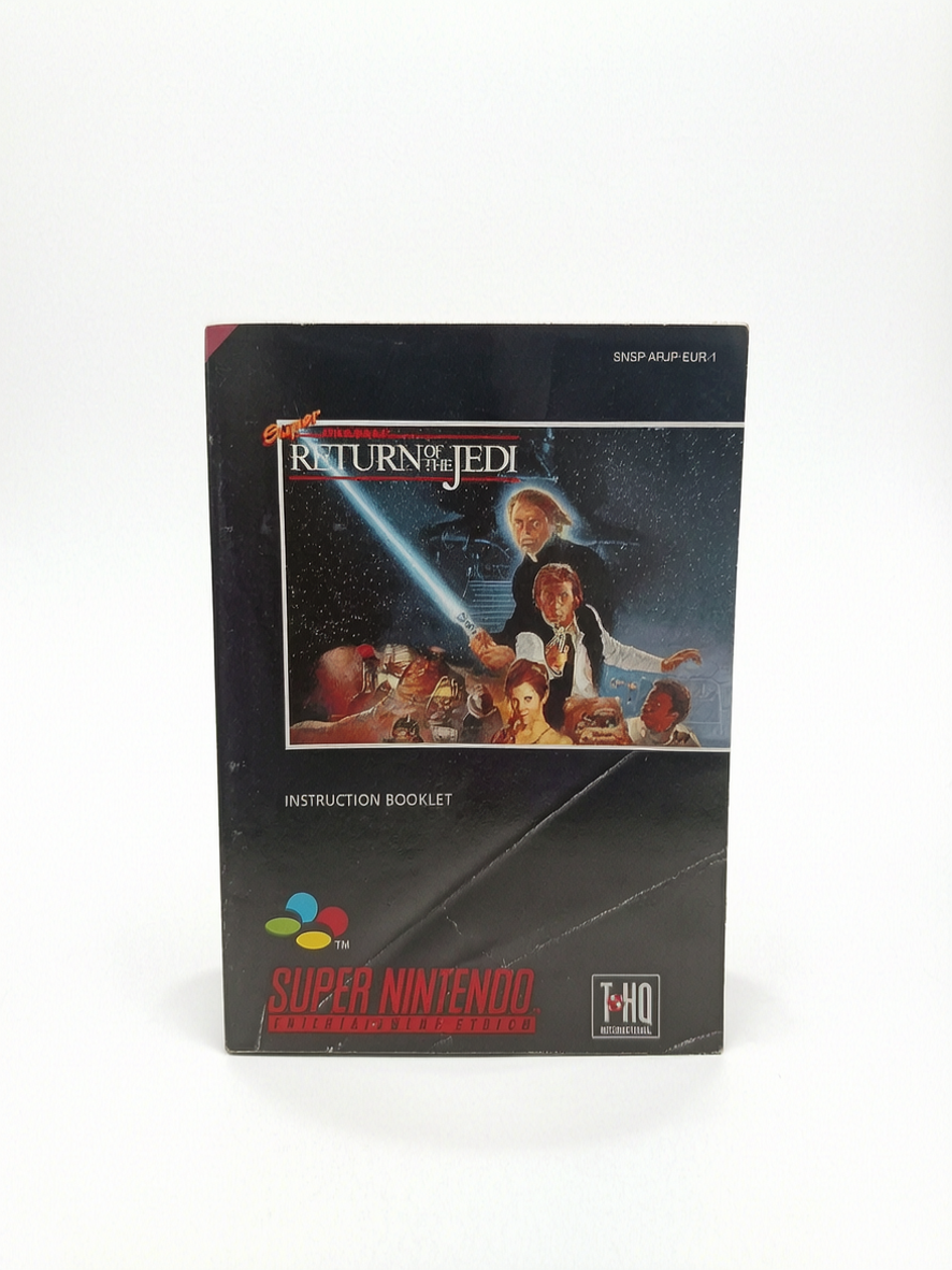 NOTICE STAR WARS RETURN OF THE JEDI Super Nintendo
