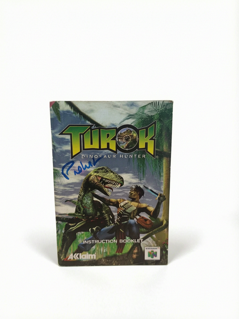 NOTICE TUROK DINOSAUR HUNTER Nintendo 64