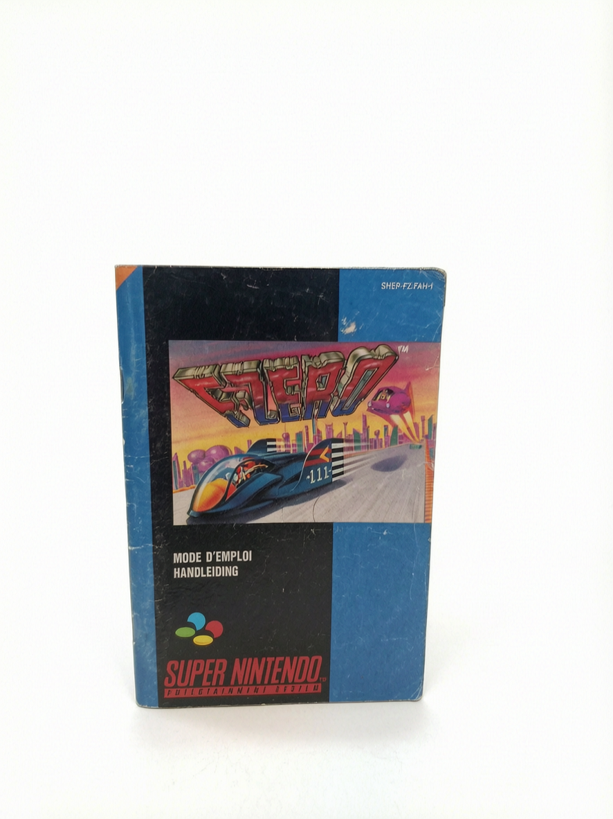 NOTICE F-ZERO Super Nintendo