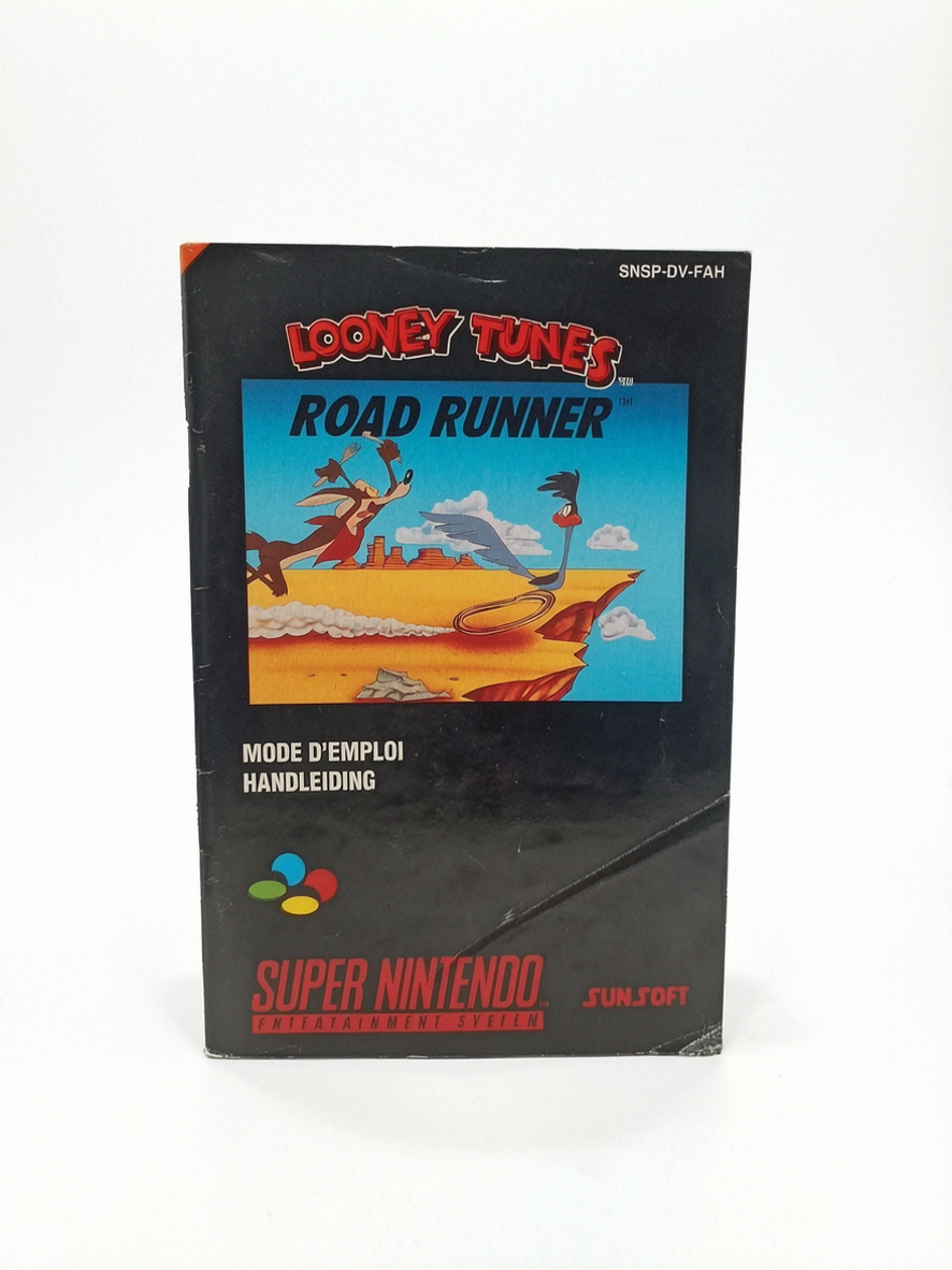 NOTICE LOONEY TUNES Road Runner Super Nintendo