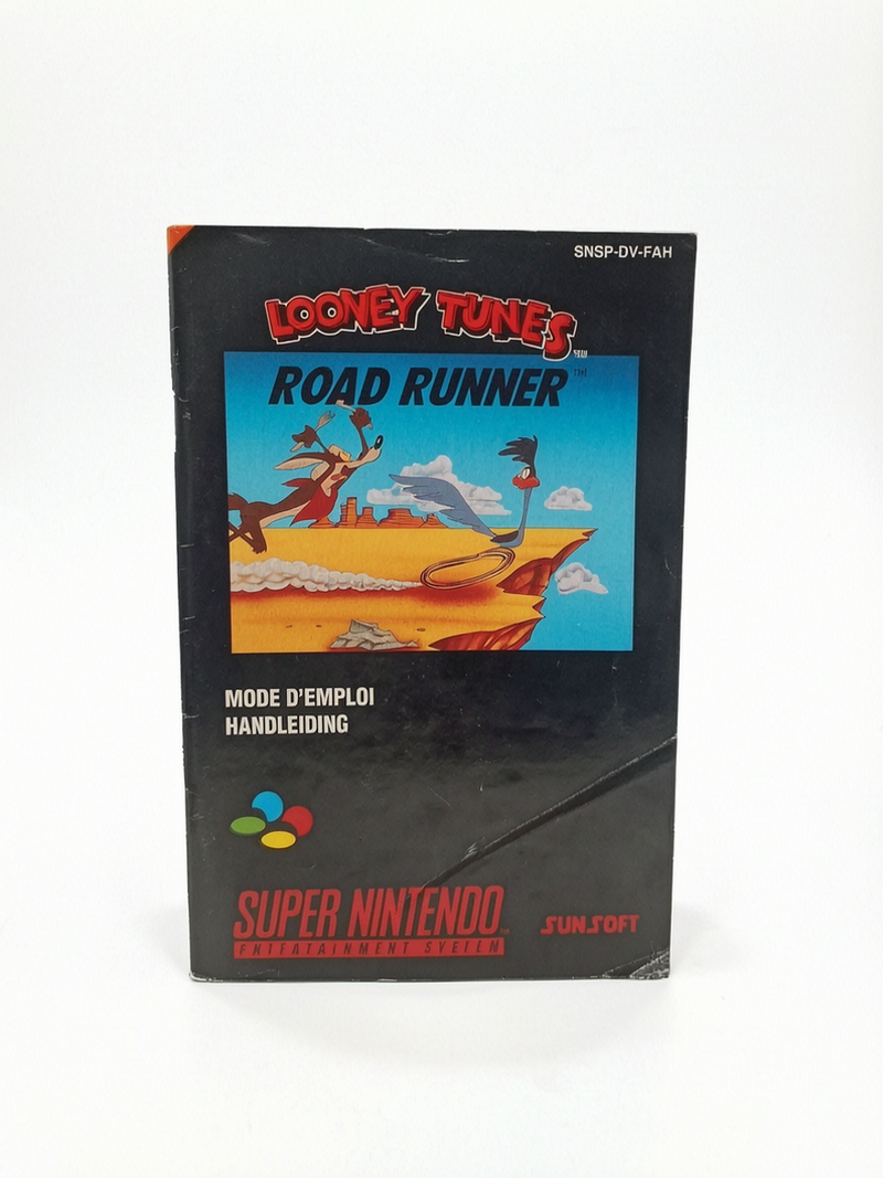 NOTICE LOONEY TUNES Road Runner Super Nintendo
