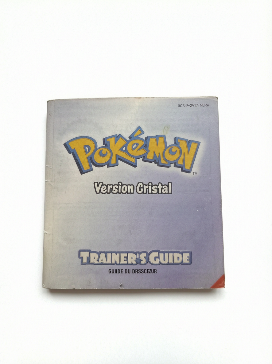 NOTICE POKEMON CRYSTAL Game Boy Color
