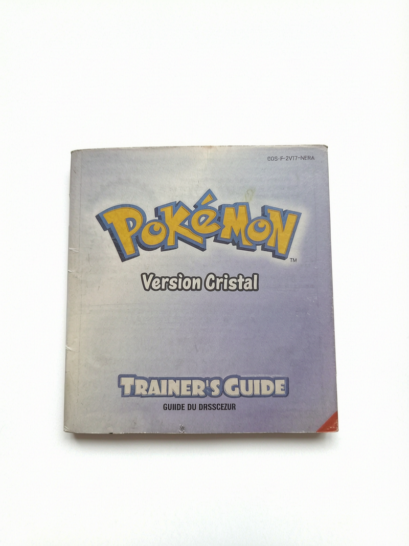 NOTICE POKEMON CRYSTAL Game Boy Color