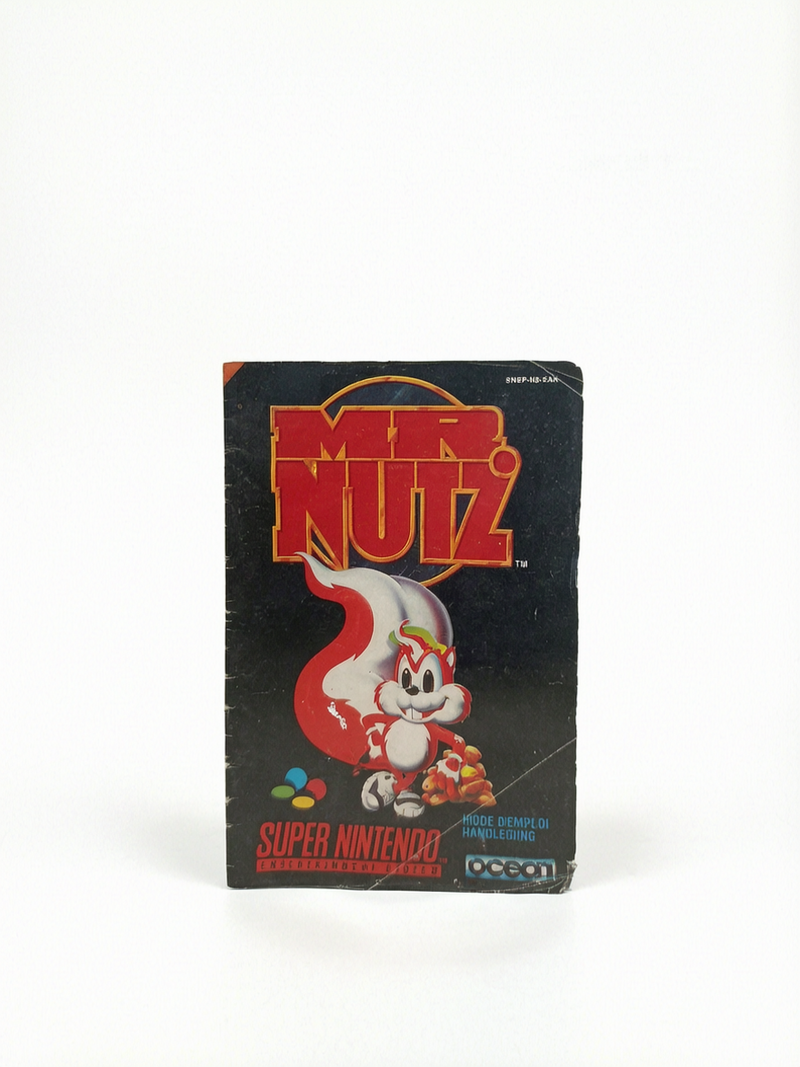 NOTICE MISTER NUTZ Super Nintendo