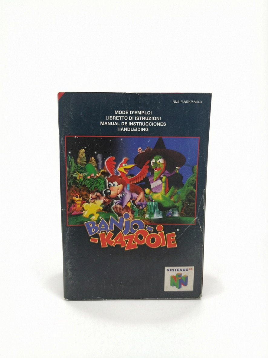 NOTICE BANJO-KAZOOIE Nintendo 64