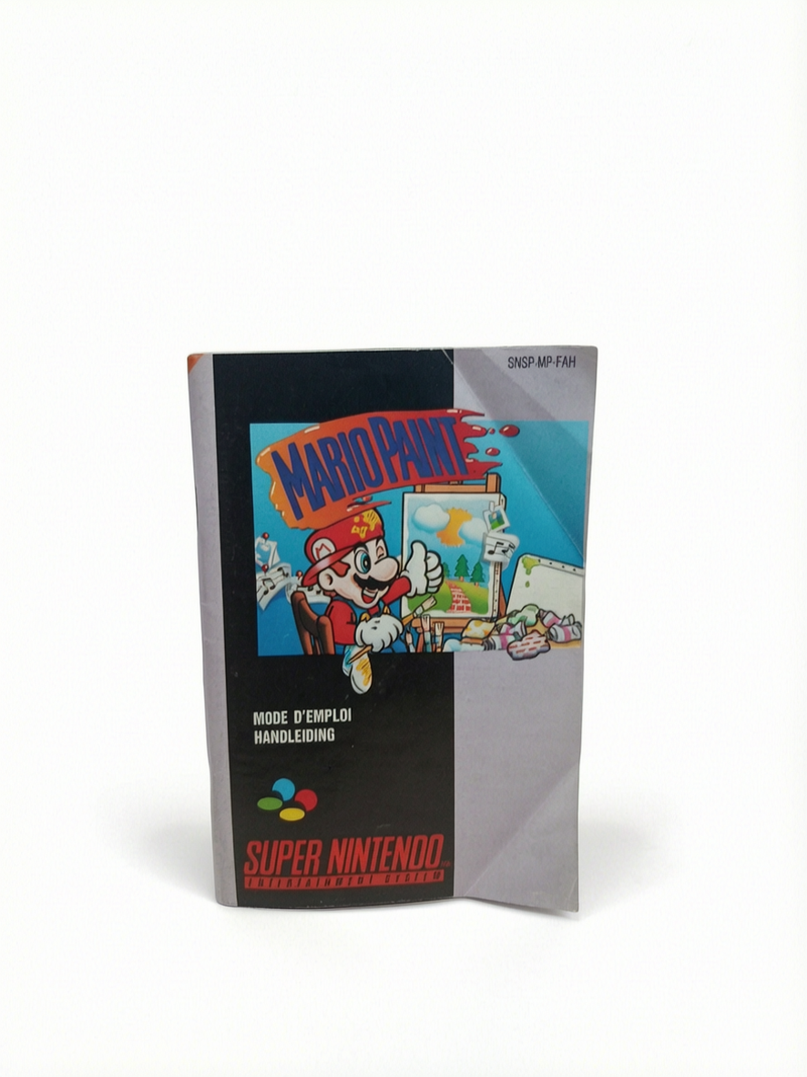 NOTICE MARIO PAINT Super Nintendo