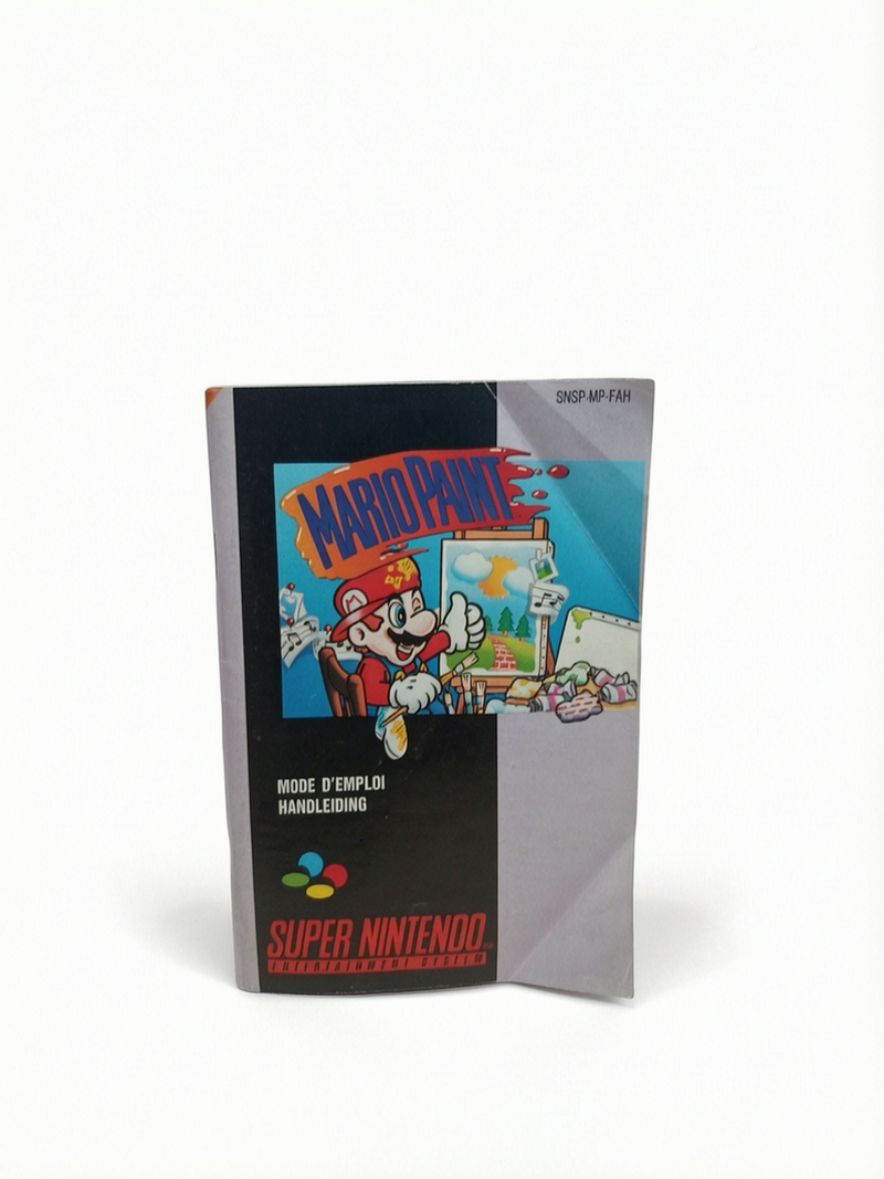NOTICE MARIO PAINT Super Nintendo