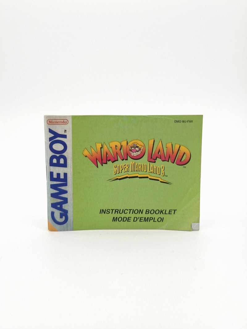 NOTICE WARIO LAND GameBoy