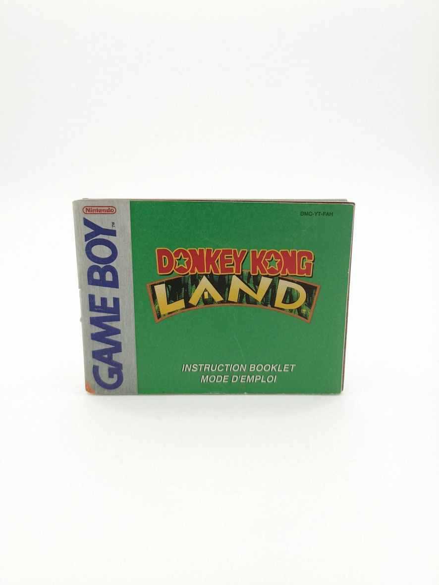 NOTICE DONKEY KONG LAND GameBoy