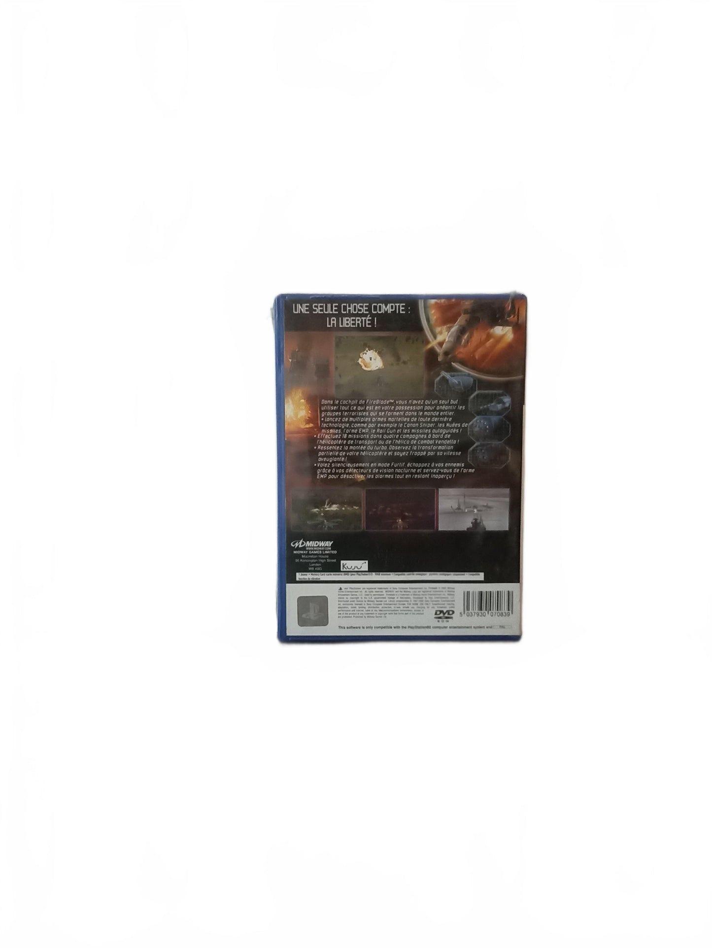 Fire Blade Reblister ps2